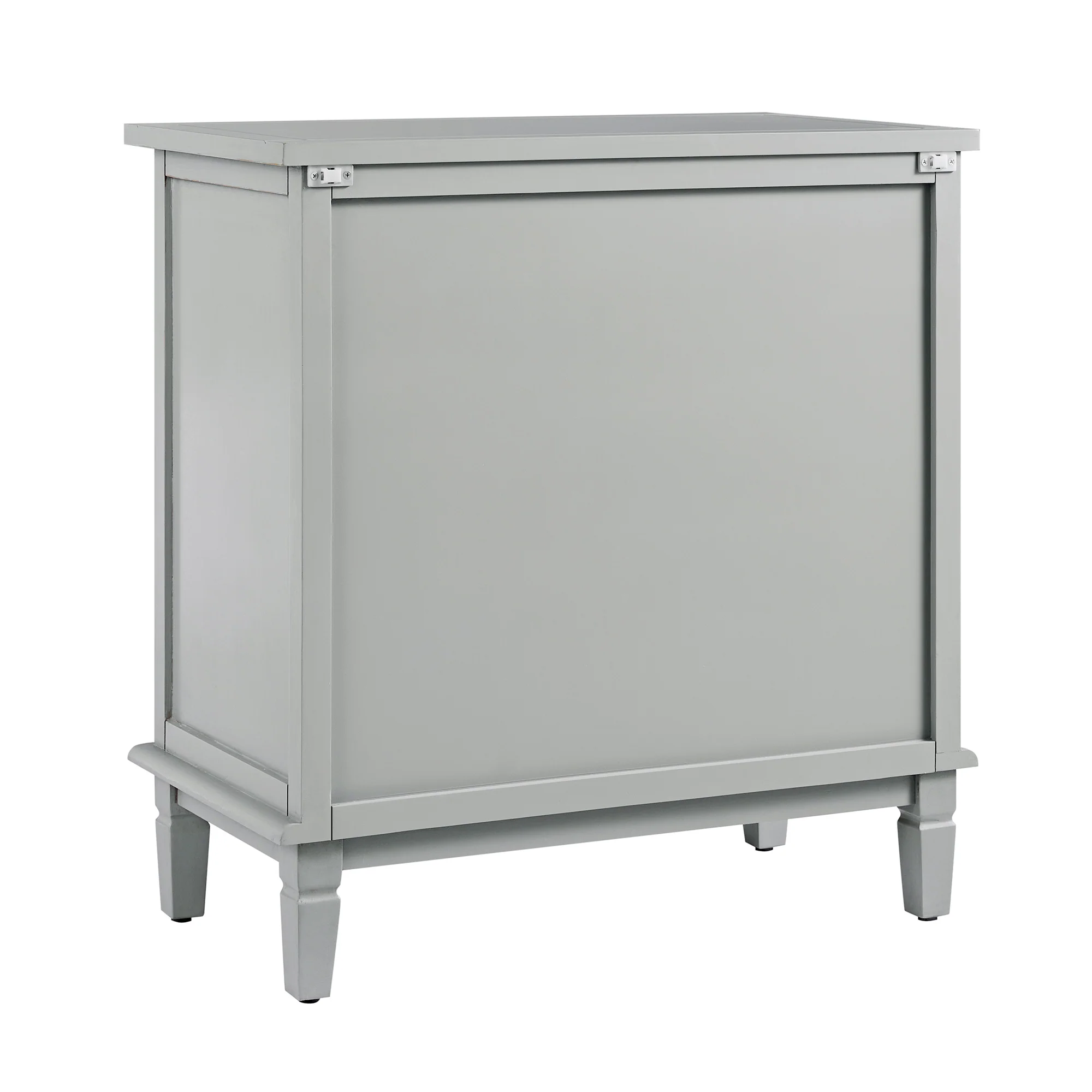 Chantilly Mid Grey Carved Small Sideboard - Image 13