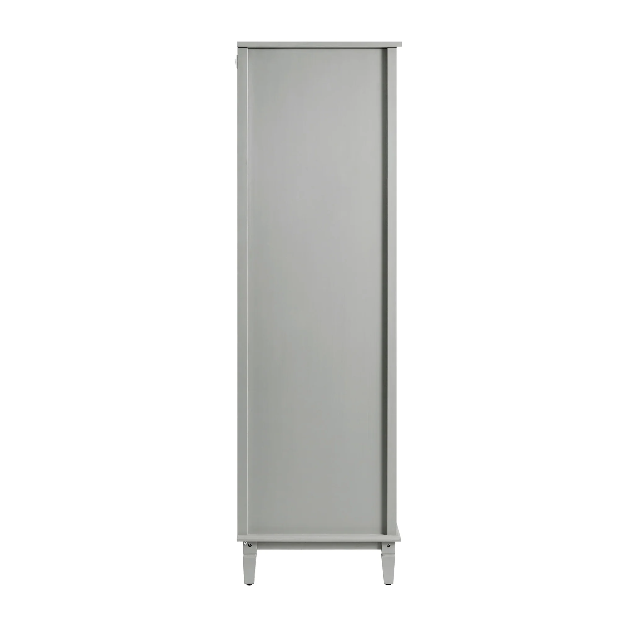 Chantilly Mid Grey Carved Triple Wardrobe - Image 12