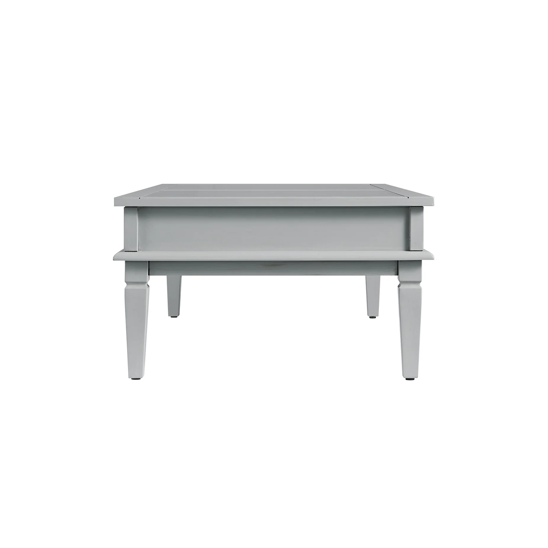Chantilly Mid Grey Coffee Table with Drawers - Image 14