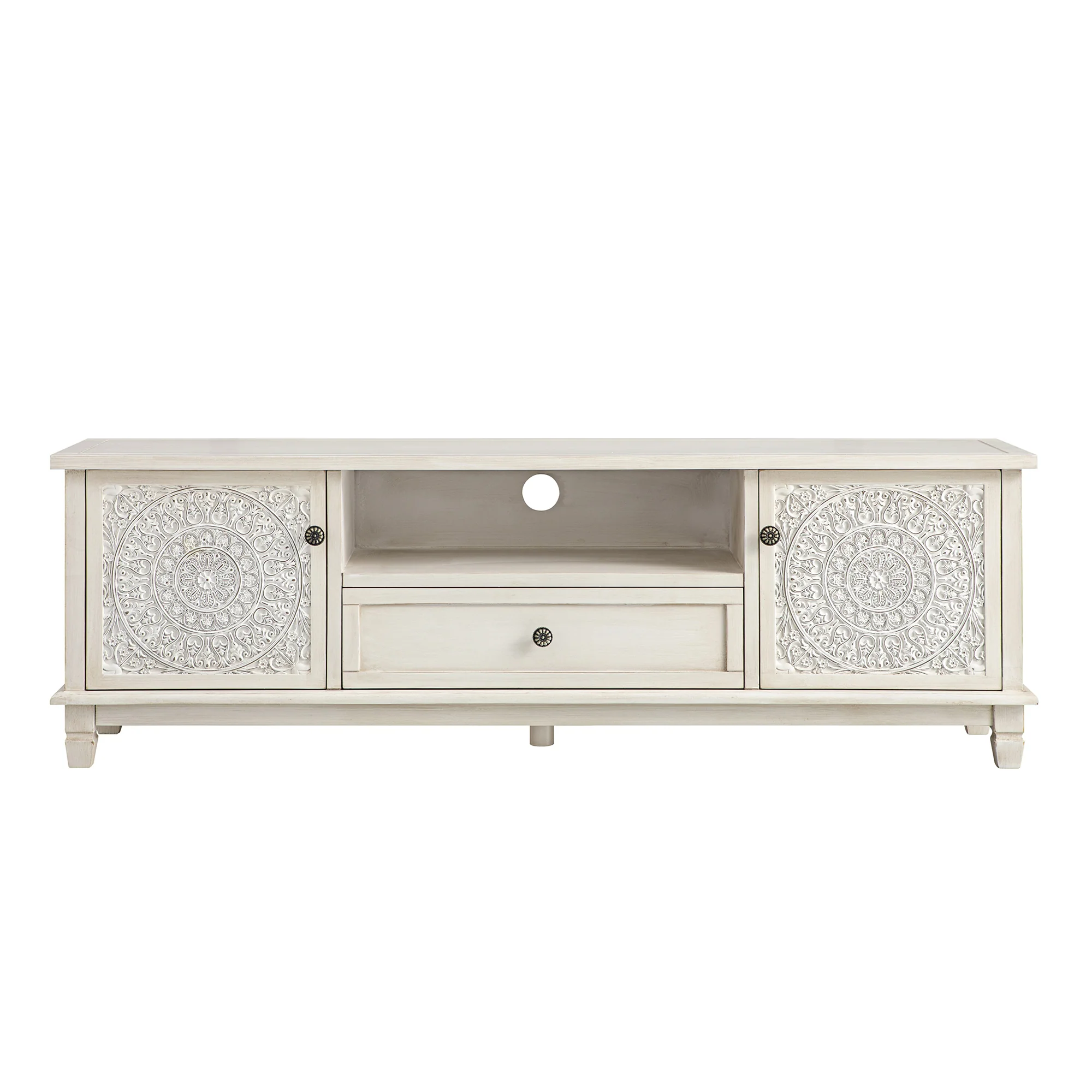 Chantilly Whitewashed 150cm Wide TV Unit - Image 7
