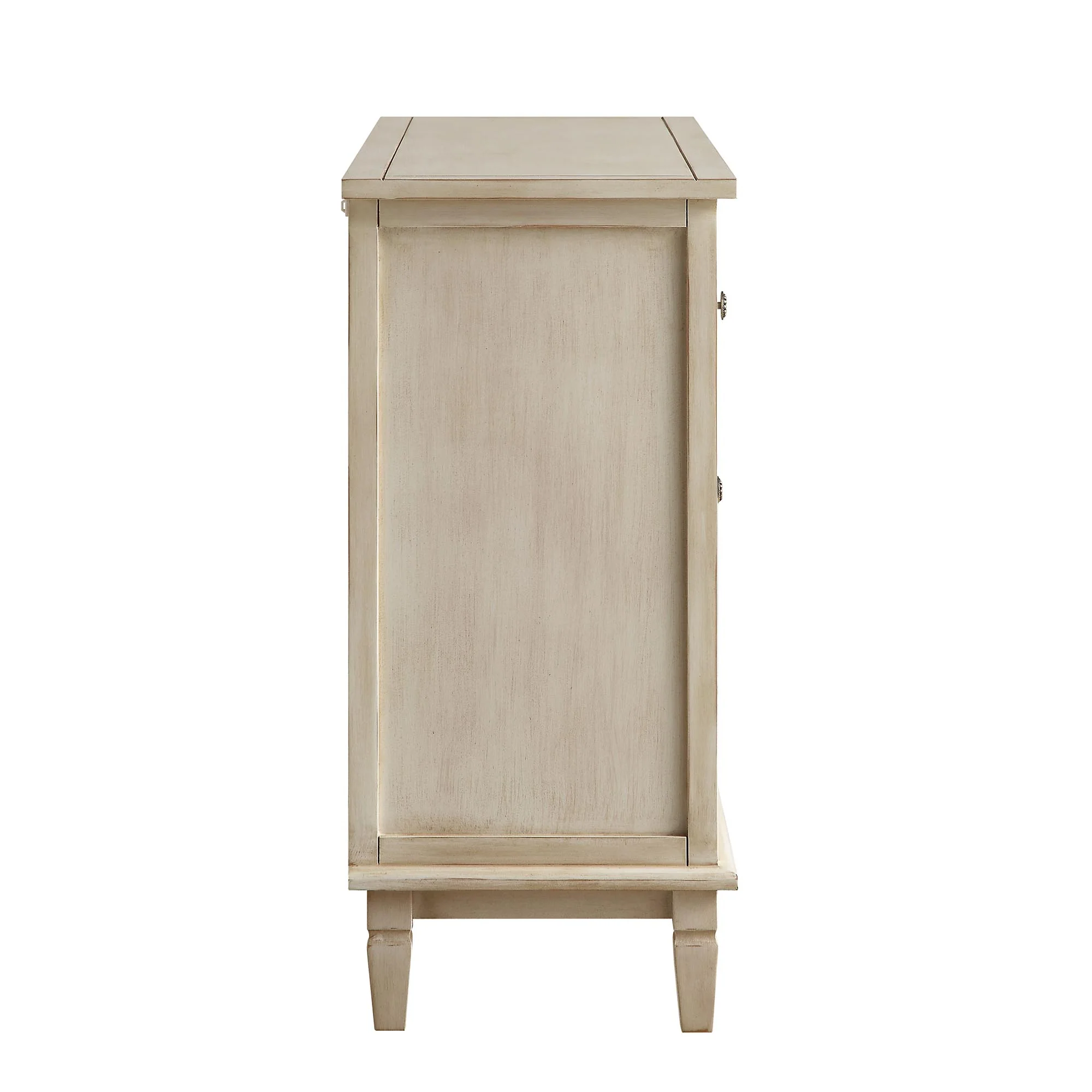 Chantilly Whitewashed Carved 3 over 4 Drawer Chest - Image 9