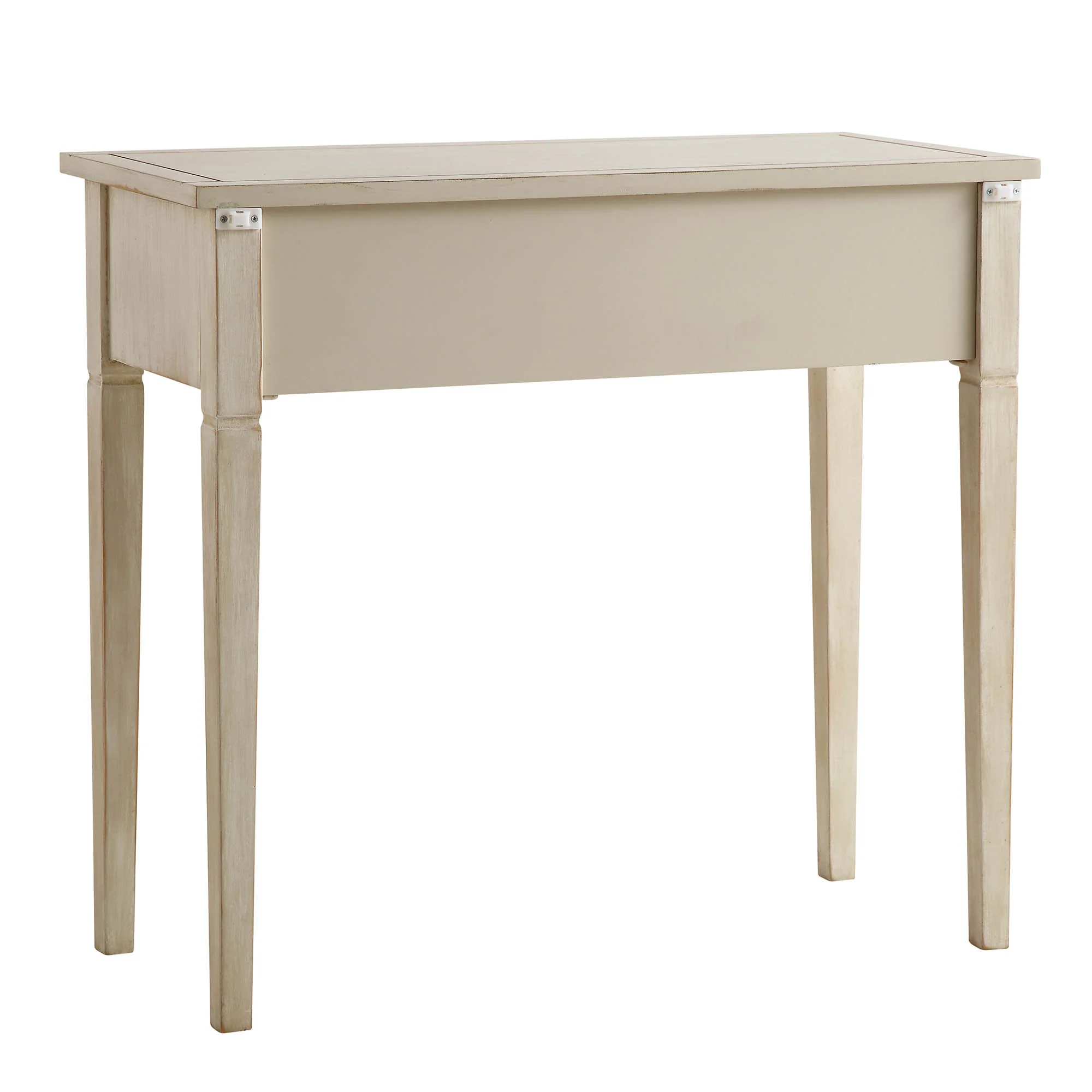 Chantilly Whitewashed Carved Console/ Dressing Table - Image 9