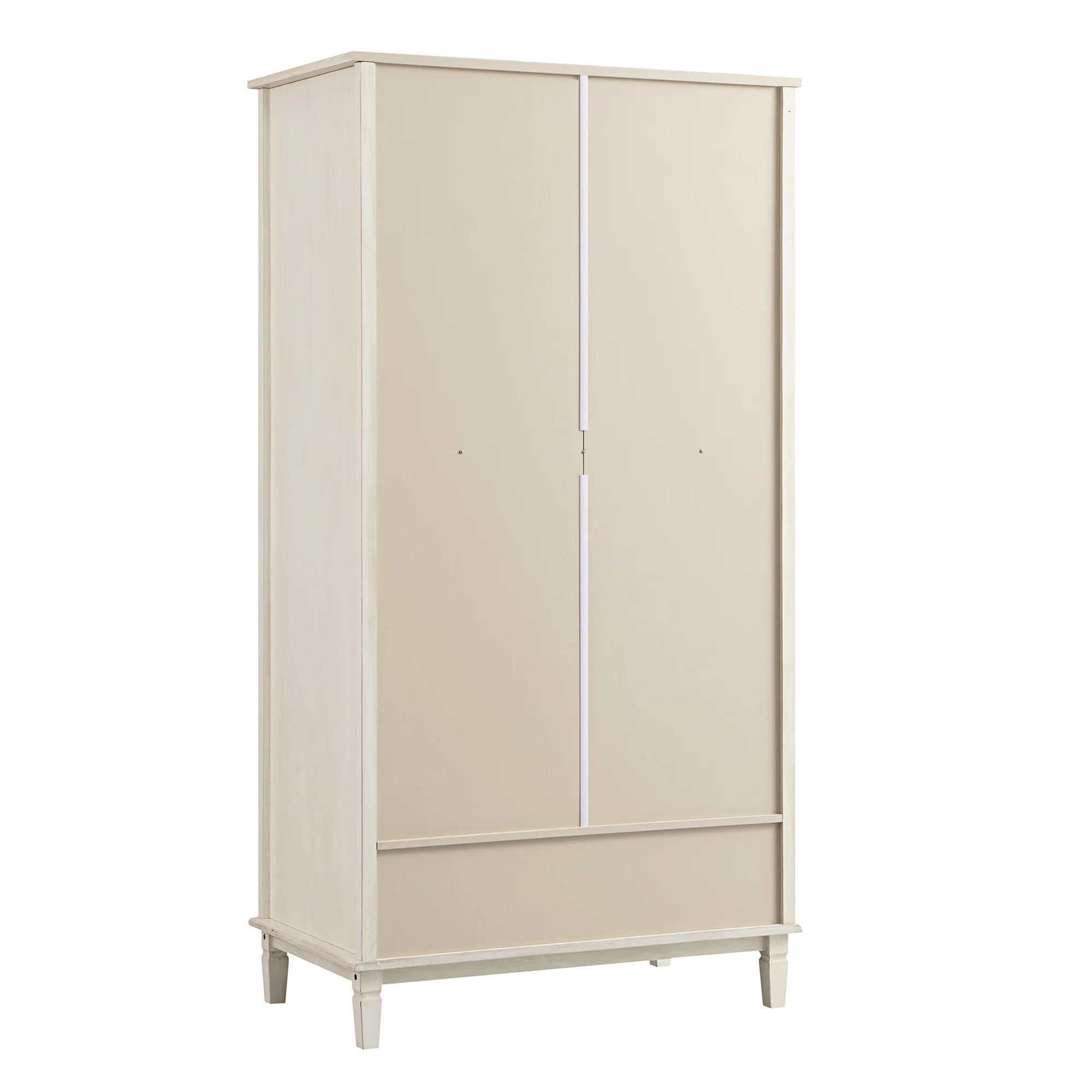 Chantilly Whitewashed Carved Double Wardrobe - Image 13
