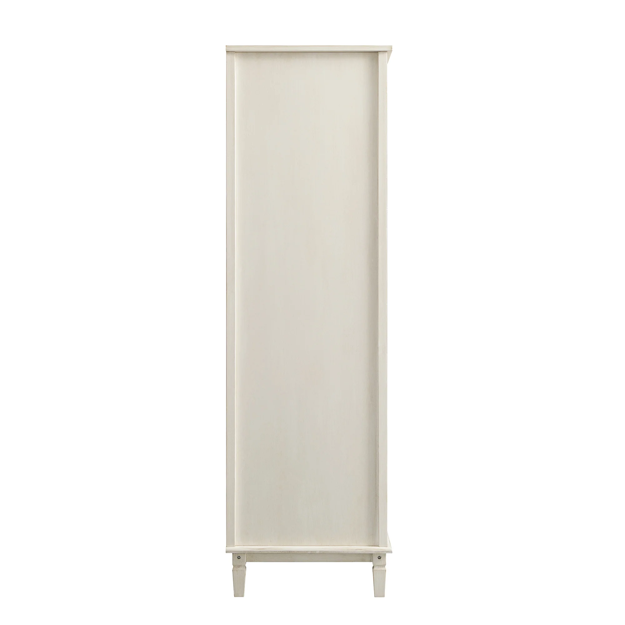 Chantilly Whitewashed Carved Triple Wardrobe - Image 12
