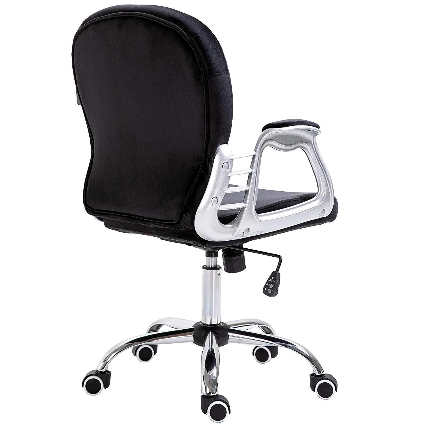 Black Velvet Chesterfield Swivel Chair - Image 5