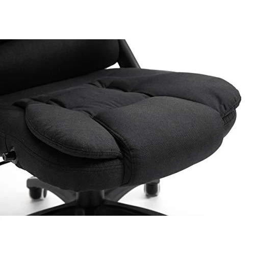 Executive Recline Extra Padded Office Chair Standard, MO17 Black Fabric - Image 8