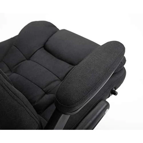 Executive Recline Extra Padded Office Chair Standard, MO17 Black Fabric - Image 9