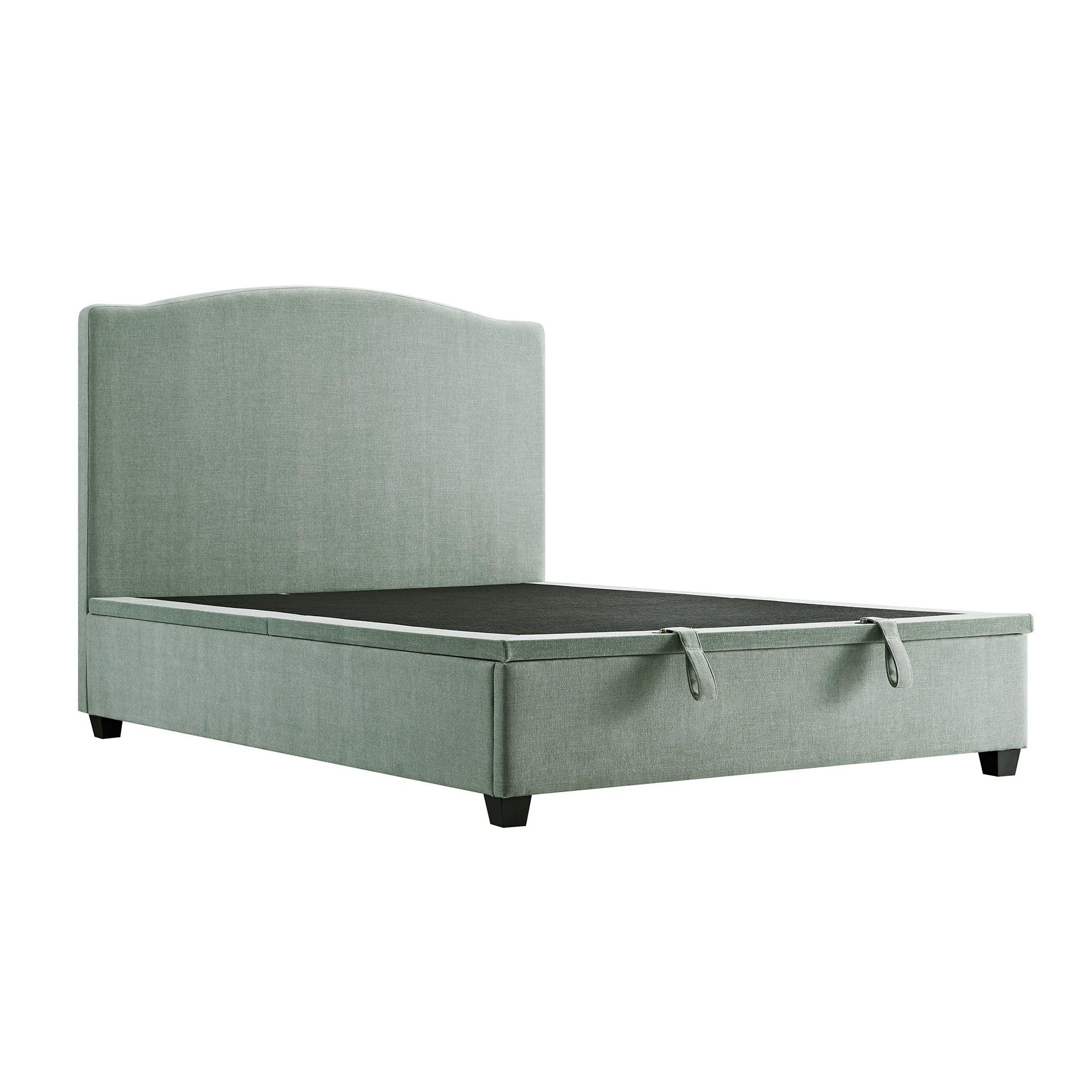 Chilworth Upholstered Ottoman Storage Bed, Water Green Chenille - Image 10