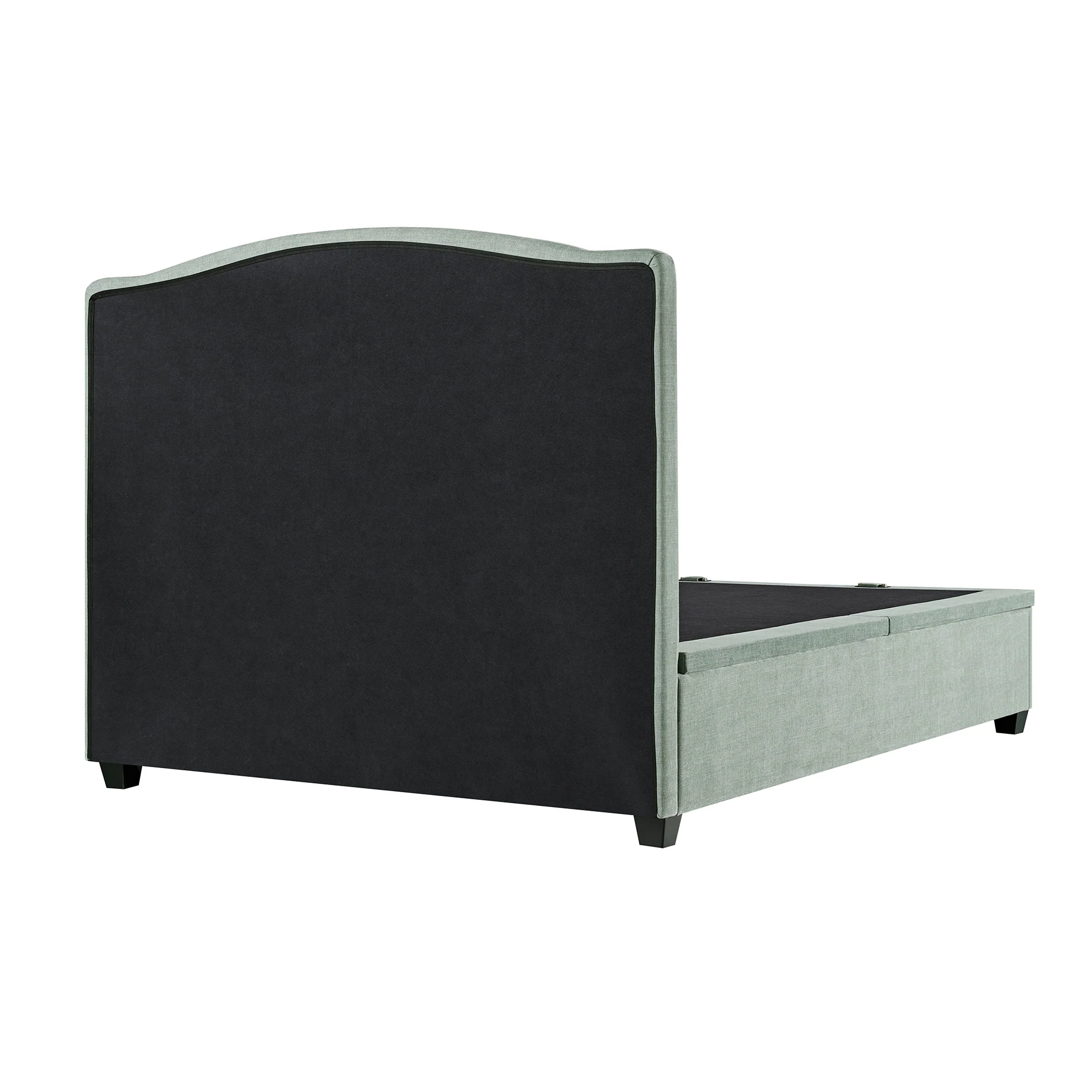 Chilworth Upholstered Ottoman Storage Bed, Water Green Chenille - Image 15