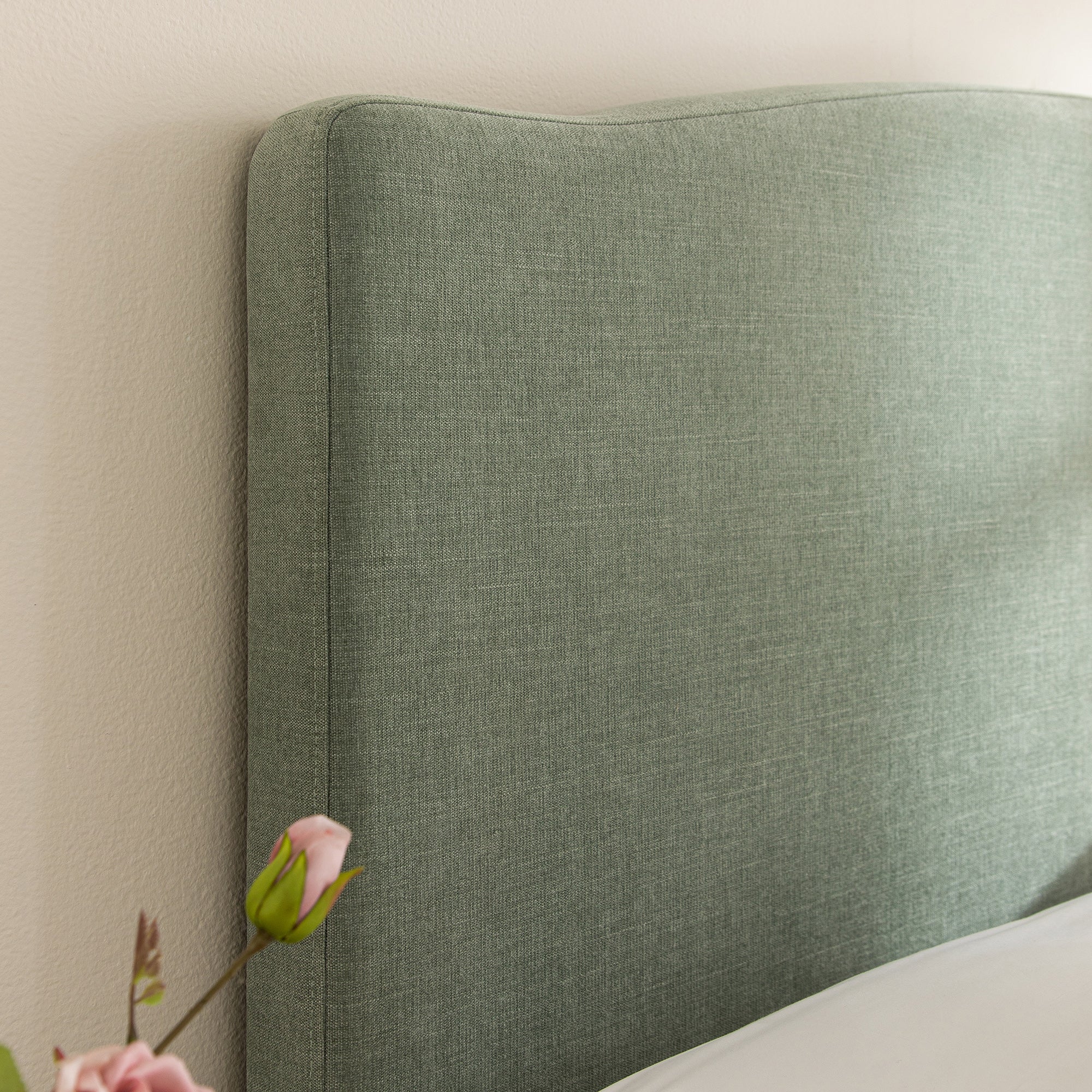 Chilworth Upholstered Ottoman Storage Bed, Water Green Chenille - Image 7
