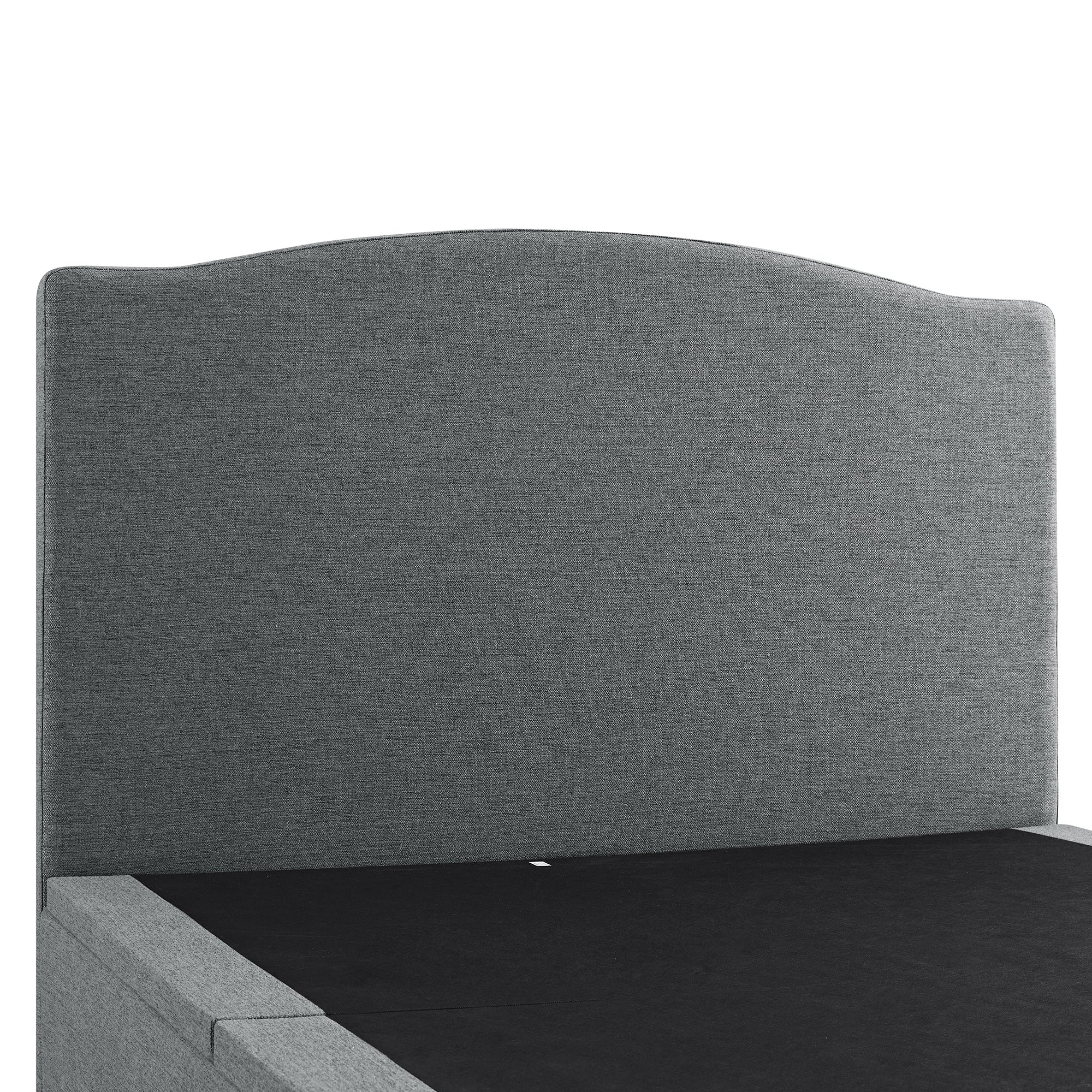 Chilworth Upholstered Ottoman Storage Bed, Dark Grey Weave Fabric - Image 16