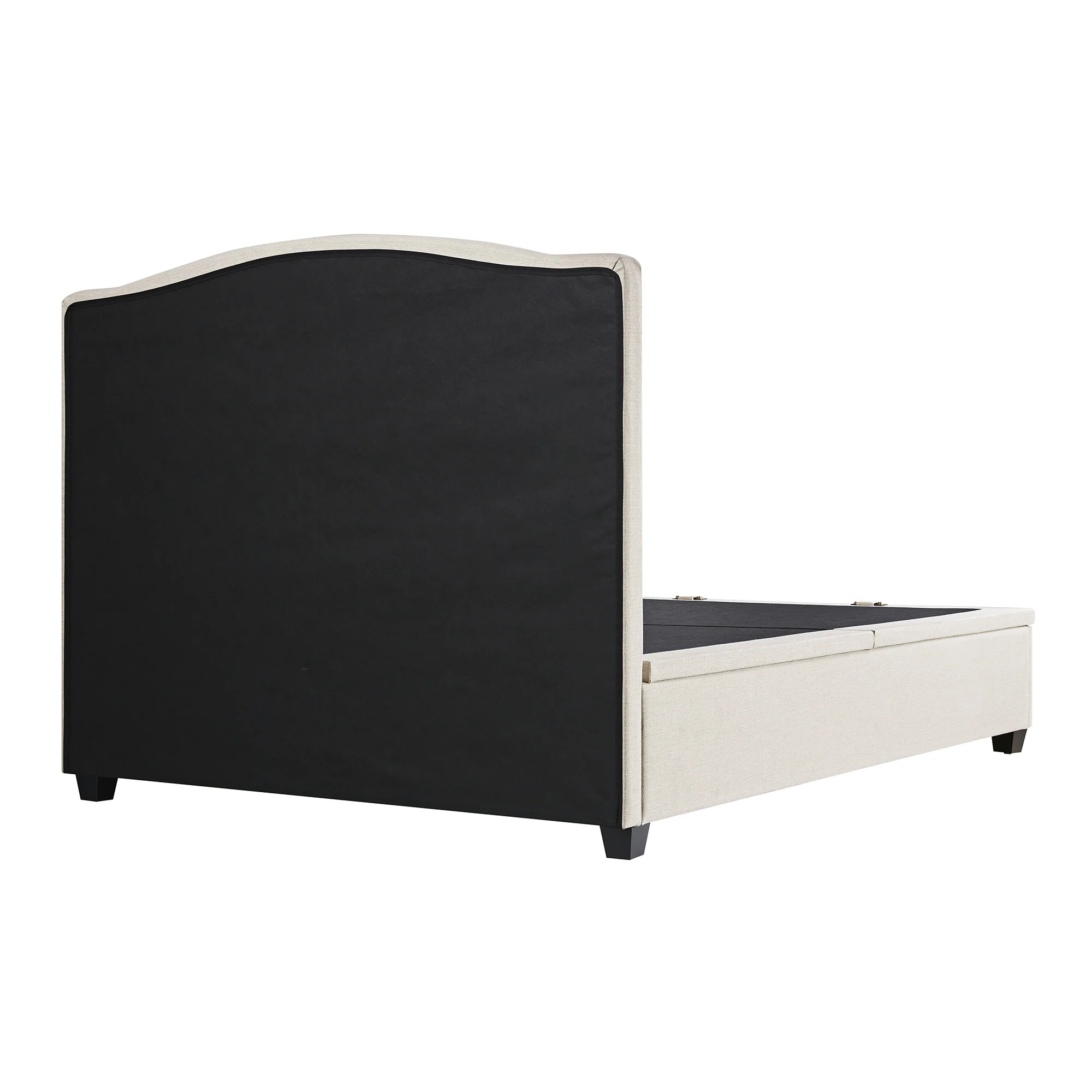 Chilworth Upholstered Ottoman Storage Bed, Ivory Weave Fabric - Image 14
