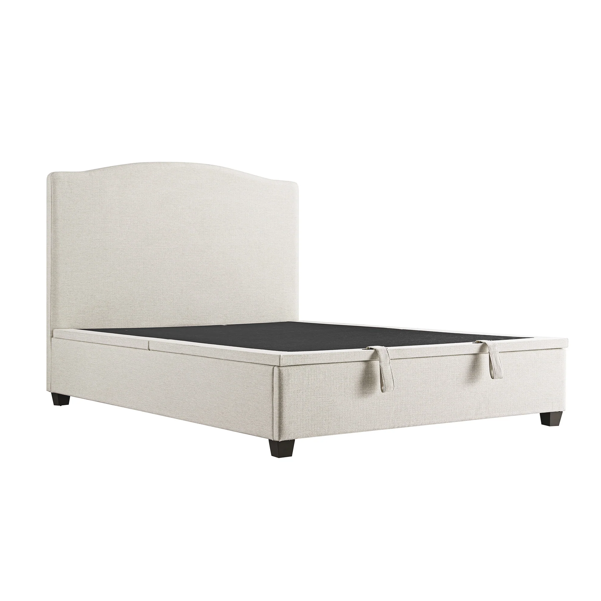 Chilworth Upholstered Ottoman Storage Bed, Ivory Weave Fabric - Image 9