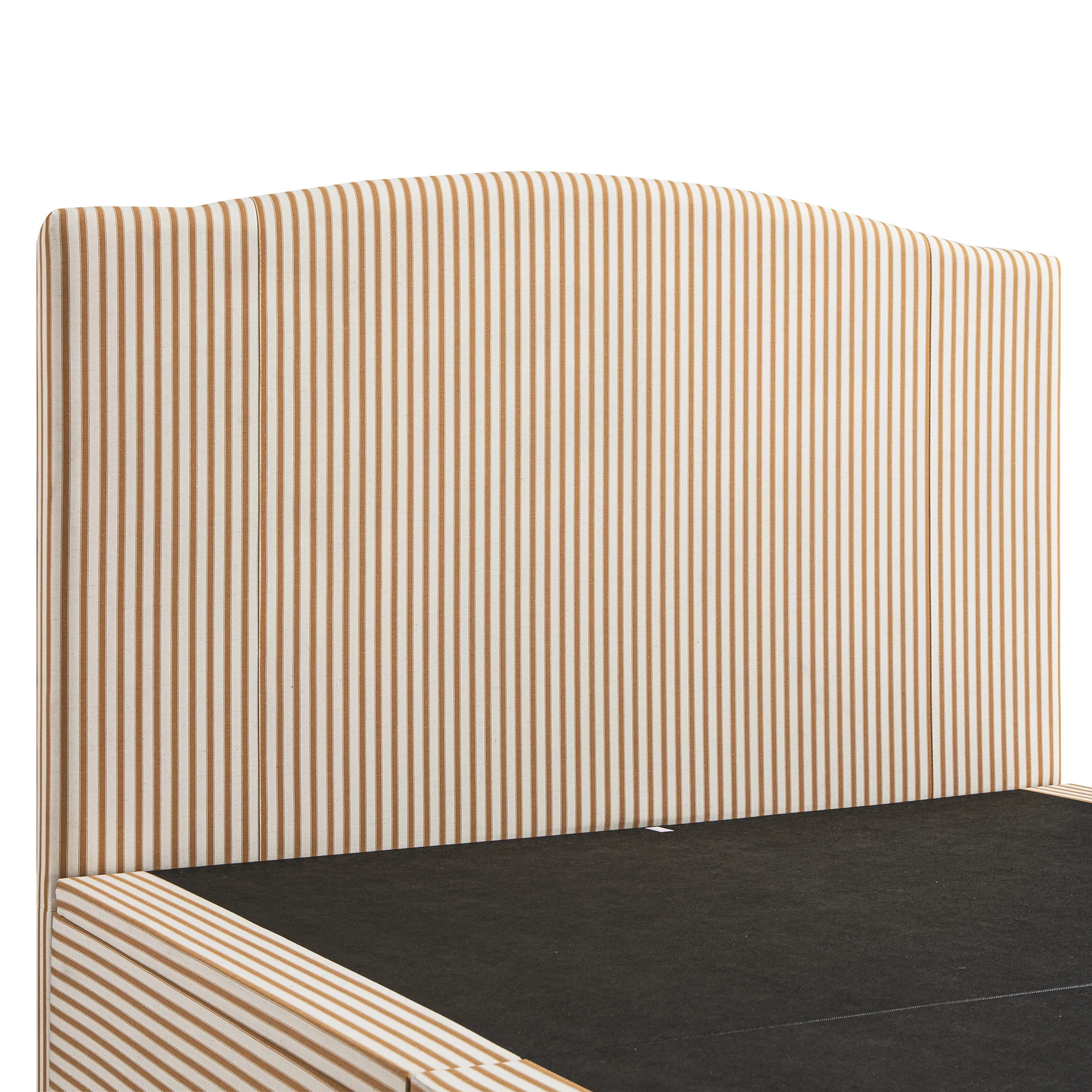 Chilworth Upholstered Ottoman Storage Bed, Ochre Stripe Linen Blend - Image 14