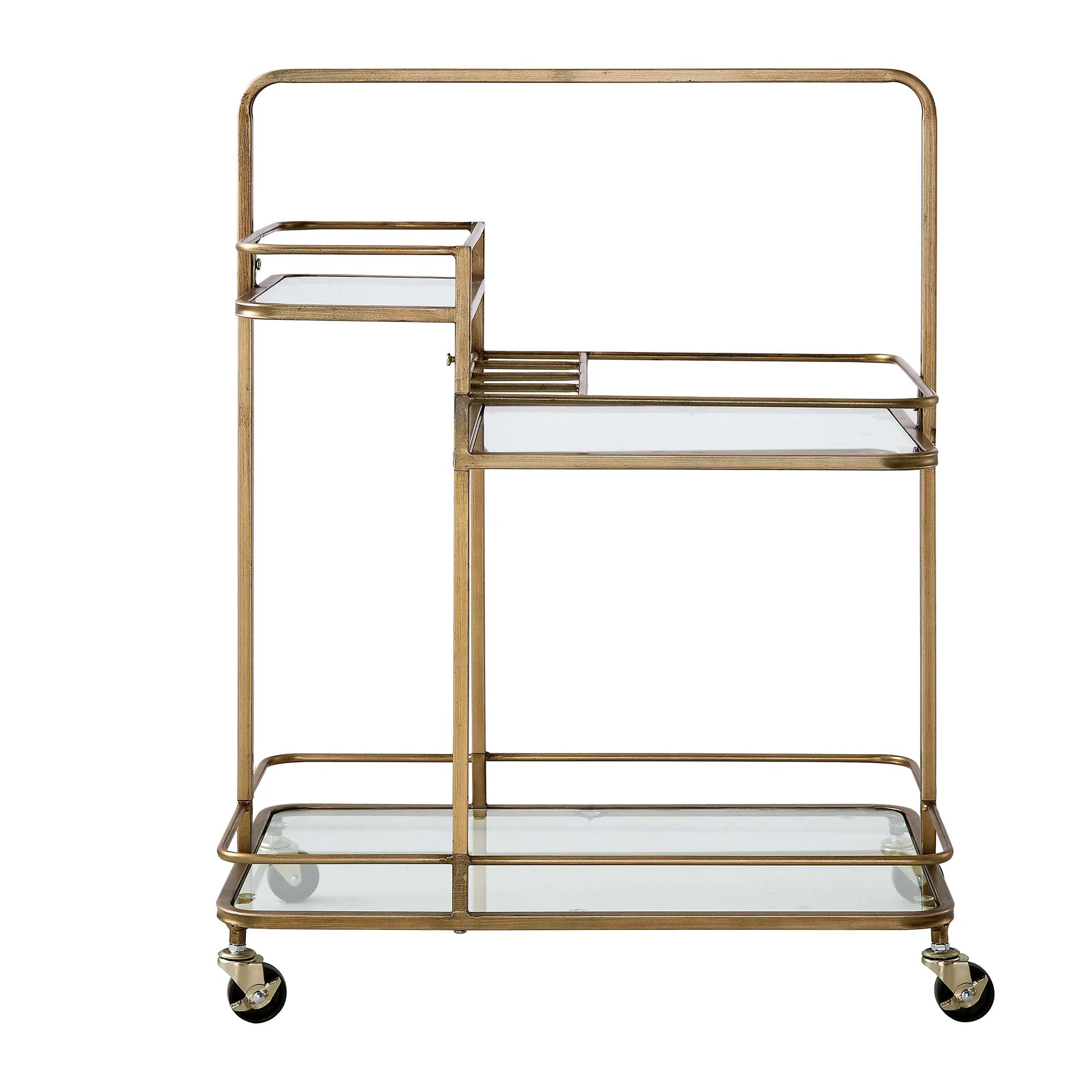 Clementine Antique Brass Effect Drink Trolley - Image 7