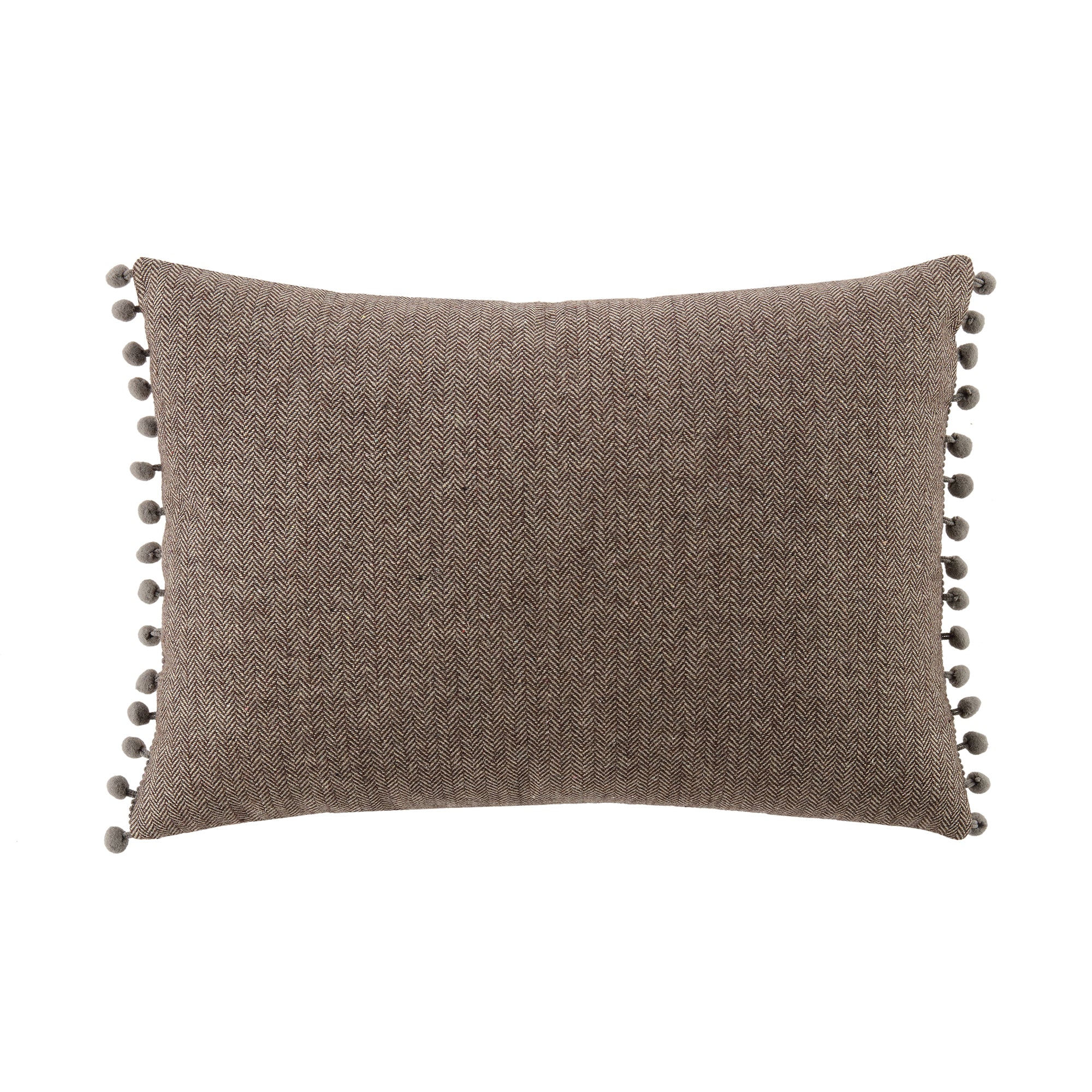 Country Collection Leaping Hare Repeat Embroidered Linen Blend Cushion - Image 5