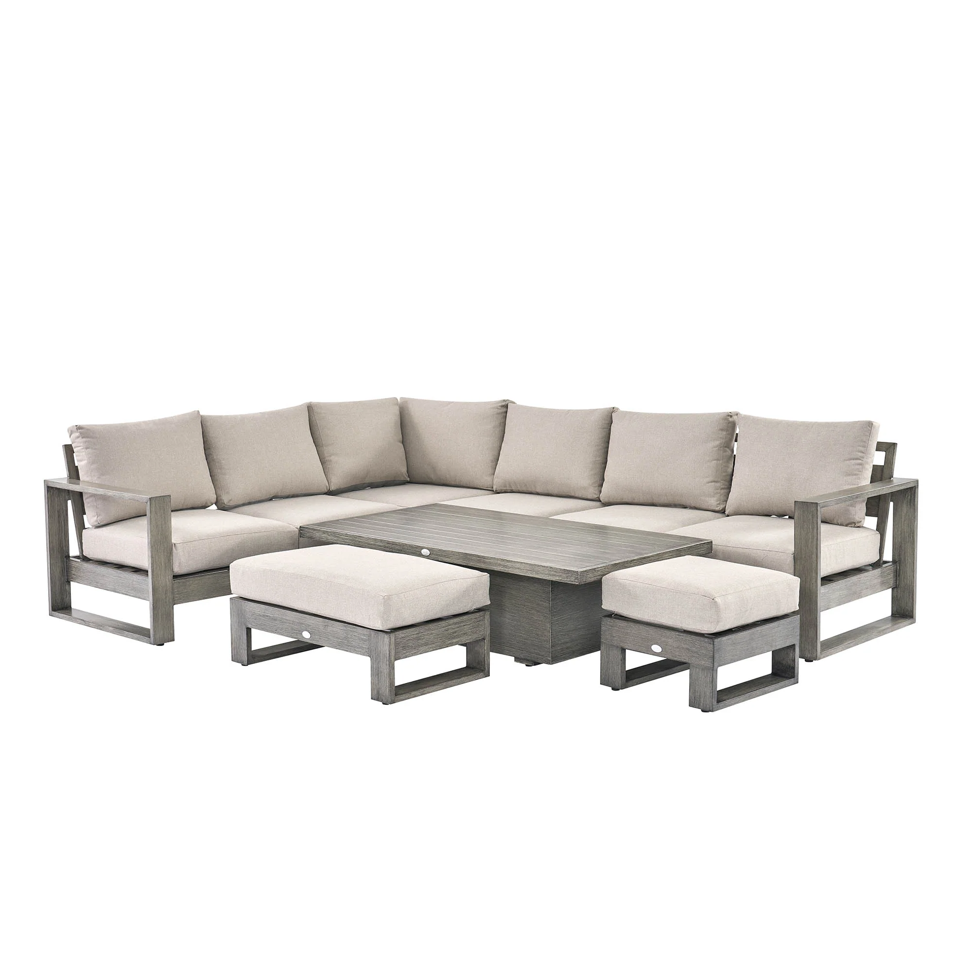 Cover for Montrose Aluminium Large Corner Casual Dining Set with Rising Table - Image 2