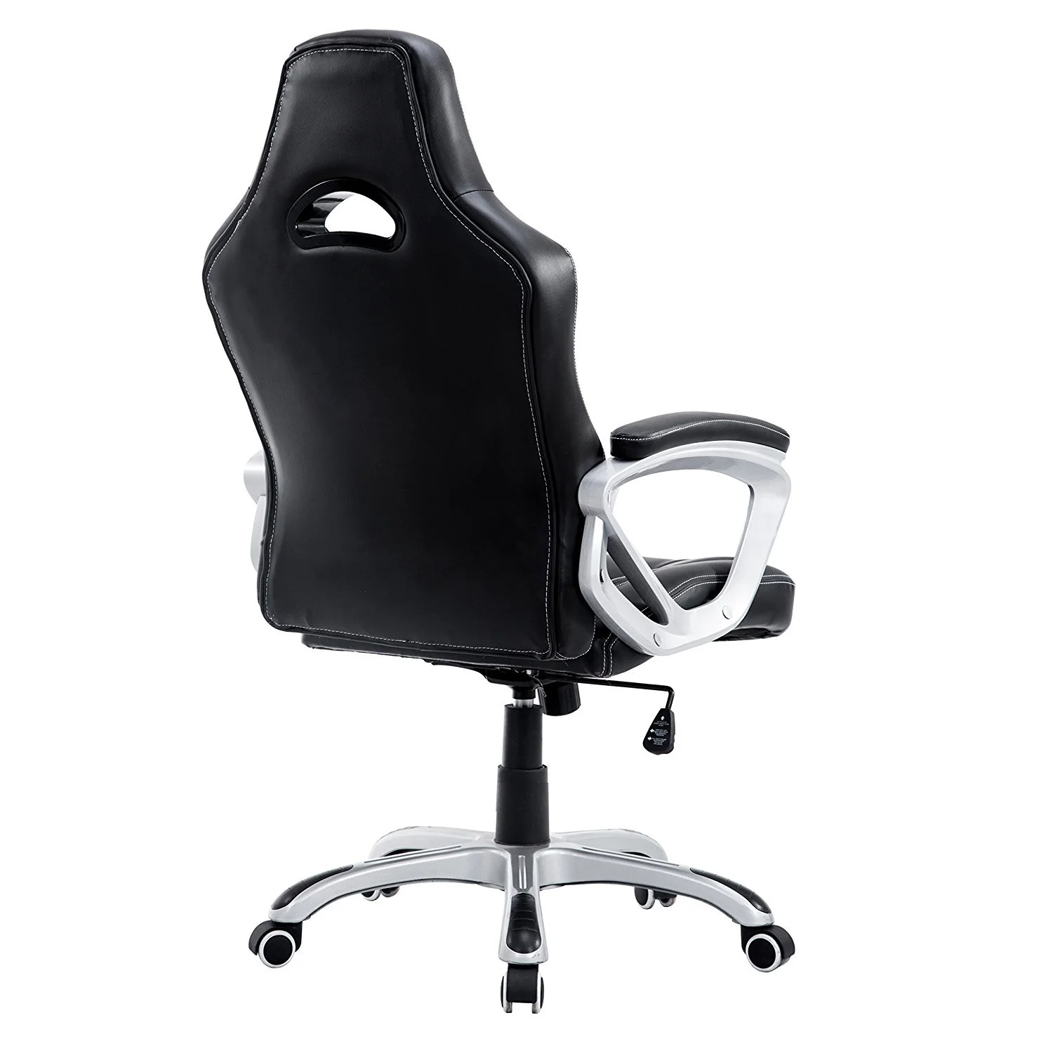 Racing Sport Swivel Office Chair in Black - Image 5