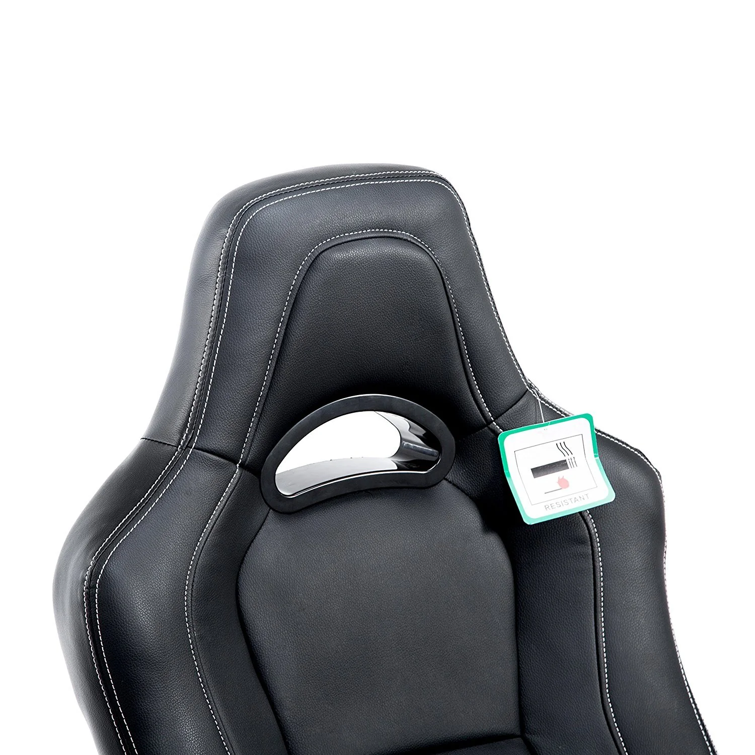 Racing Sport Swivel Office Chair in Black - Image 6