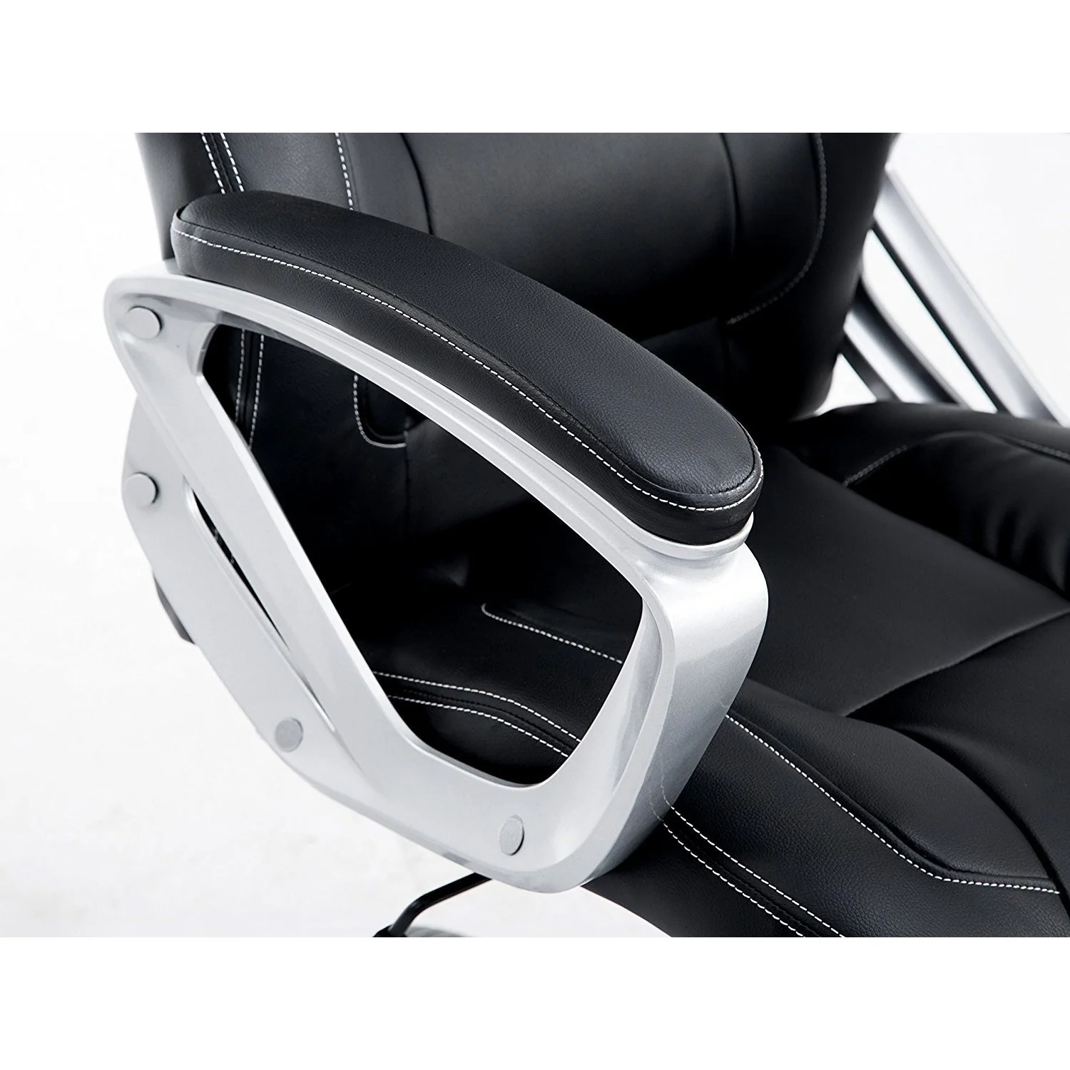 Racing Sport Swivel Office Chair in Black - Image 8
