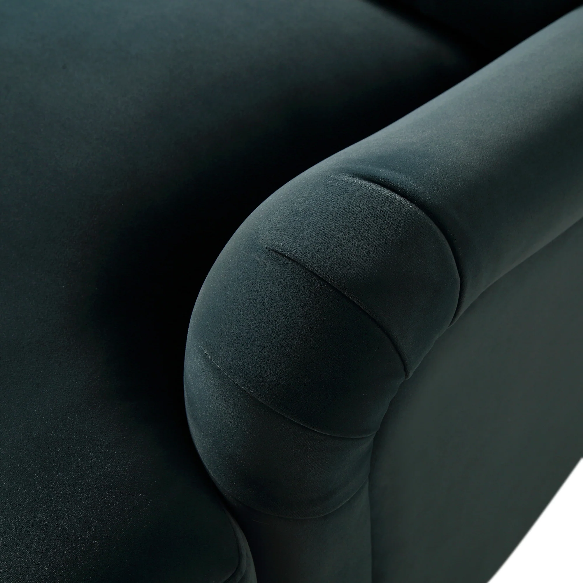 Daphnis Aegean Blue Velvet Sofa, 2-Seater - Image 11