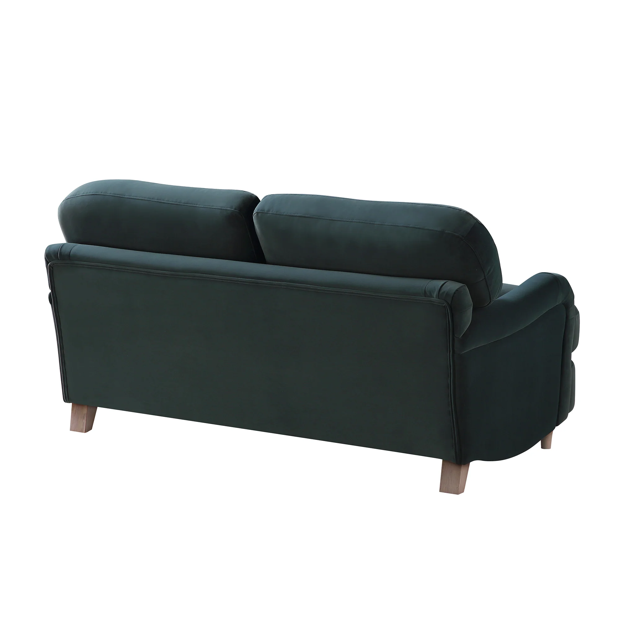 Daphnis Aegean Blue Velvet Sofa, 2-Seater - Image 9