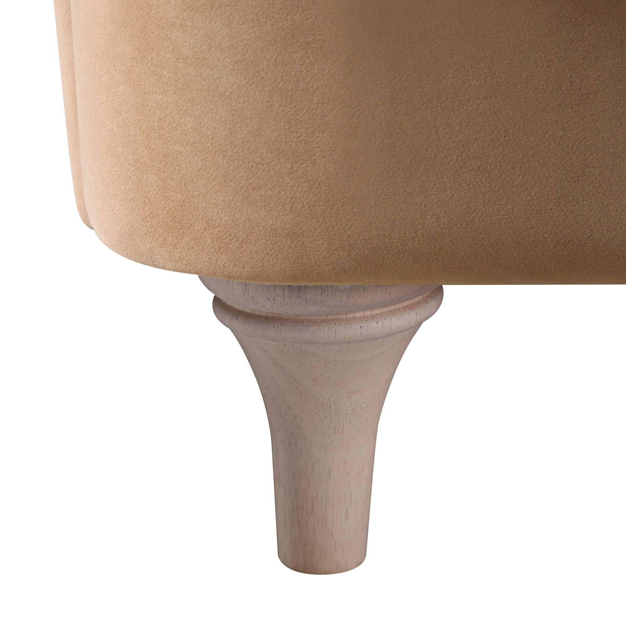 Daphnis Camel Velvet Sofa, 1-Seater - Image 15