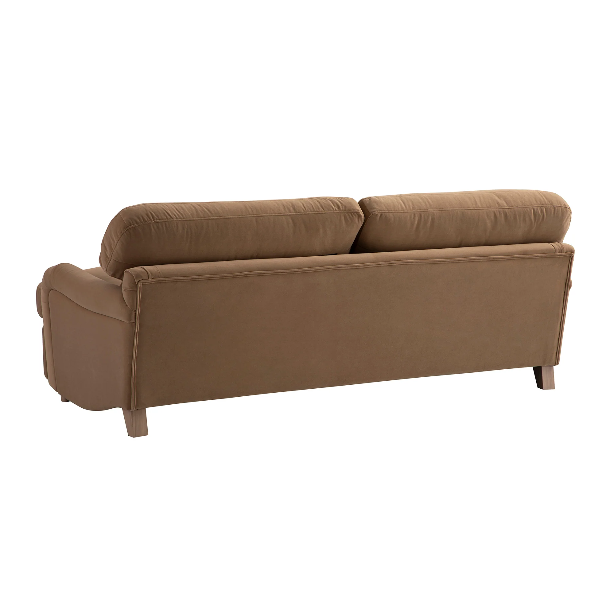 Daphnis Camel Velvet Sofa Bed, Large 3-Seater - Image 19