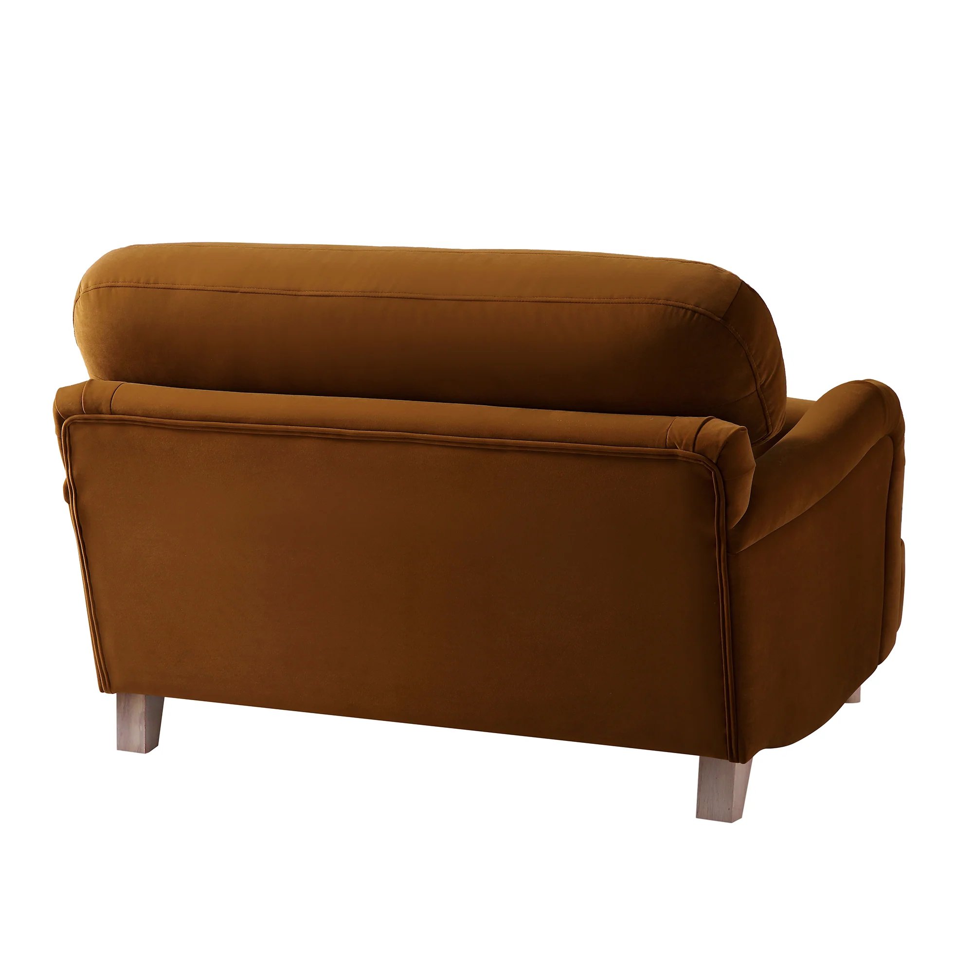 Daphnis Cinnamon Velvet Sofa, Loveseat - Image 8