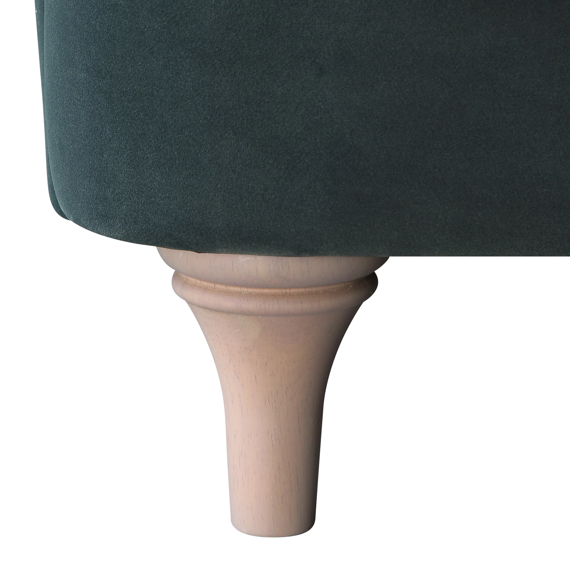 Daphnis Aegean Blue Velvet Sofa, 1-Seater - Image 14