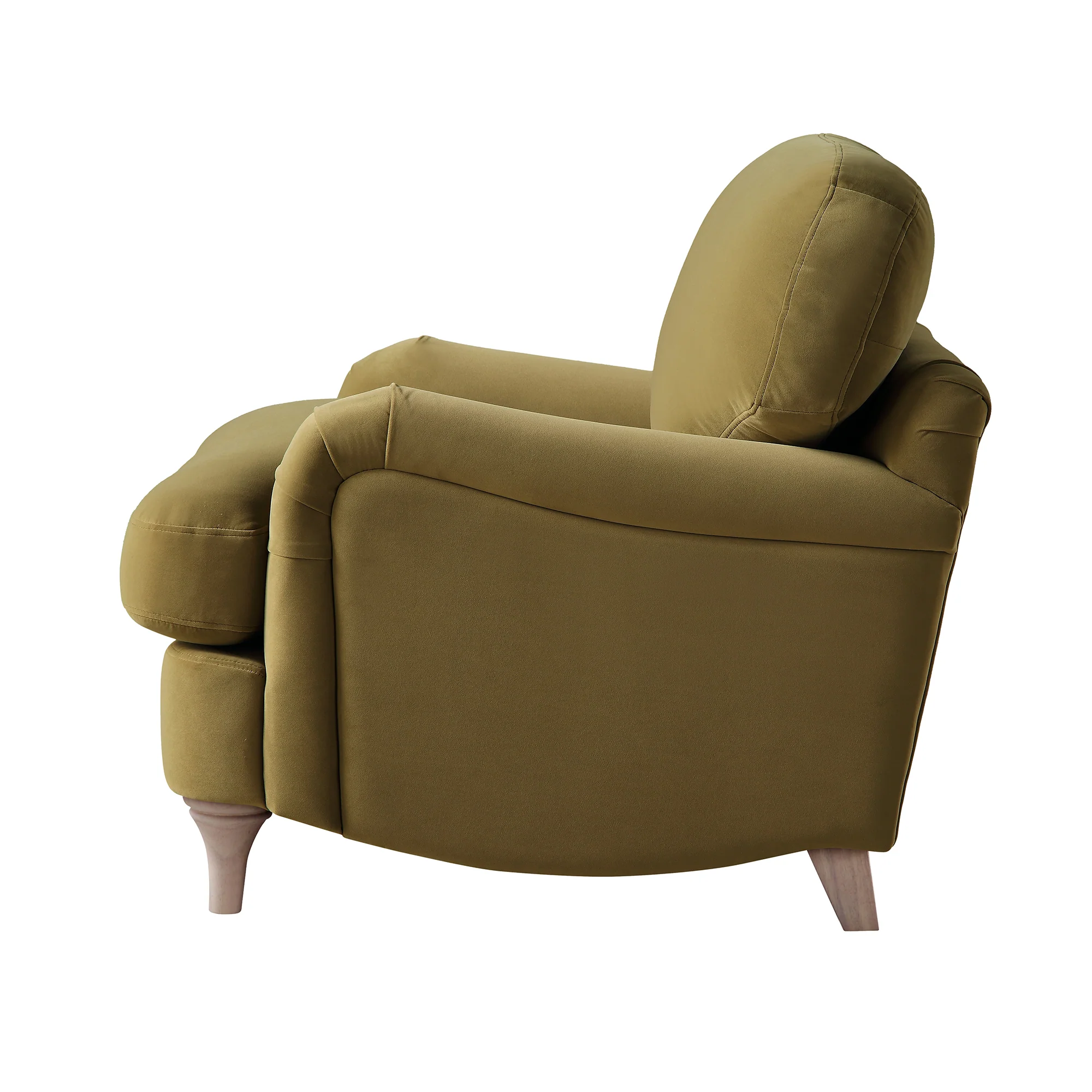 Daphnis Fudge Velvet Sofa, 1-Seater - Image 7