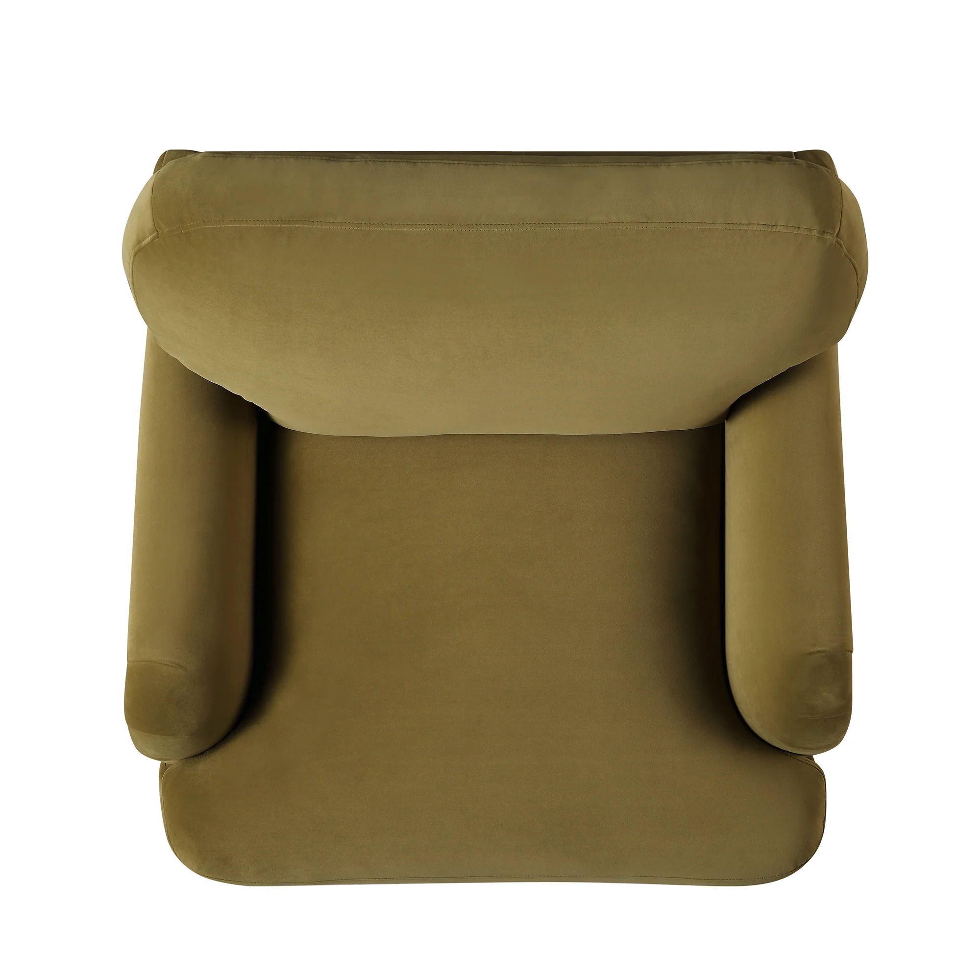 Daphnis Fudge Velvet Sofa, 1-Seater - Image 8