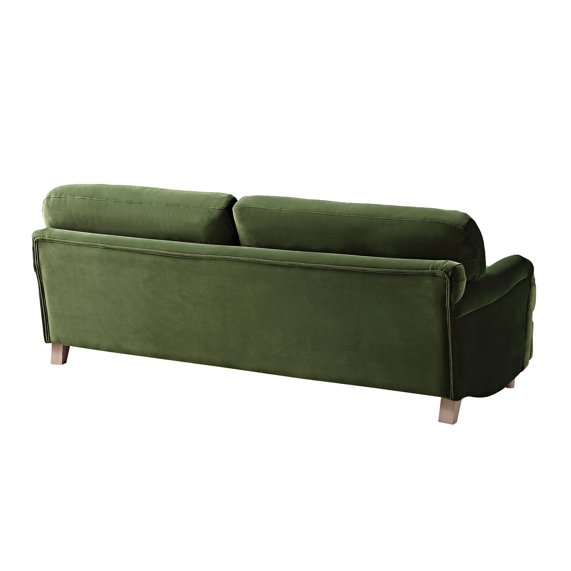 Daphnis Fern Green Velvet Sofa, 3-Seater - Image 11