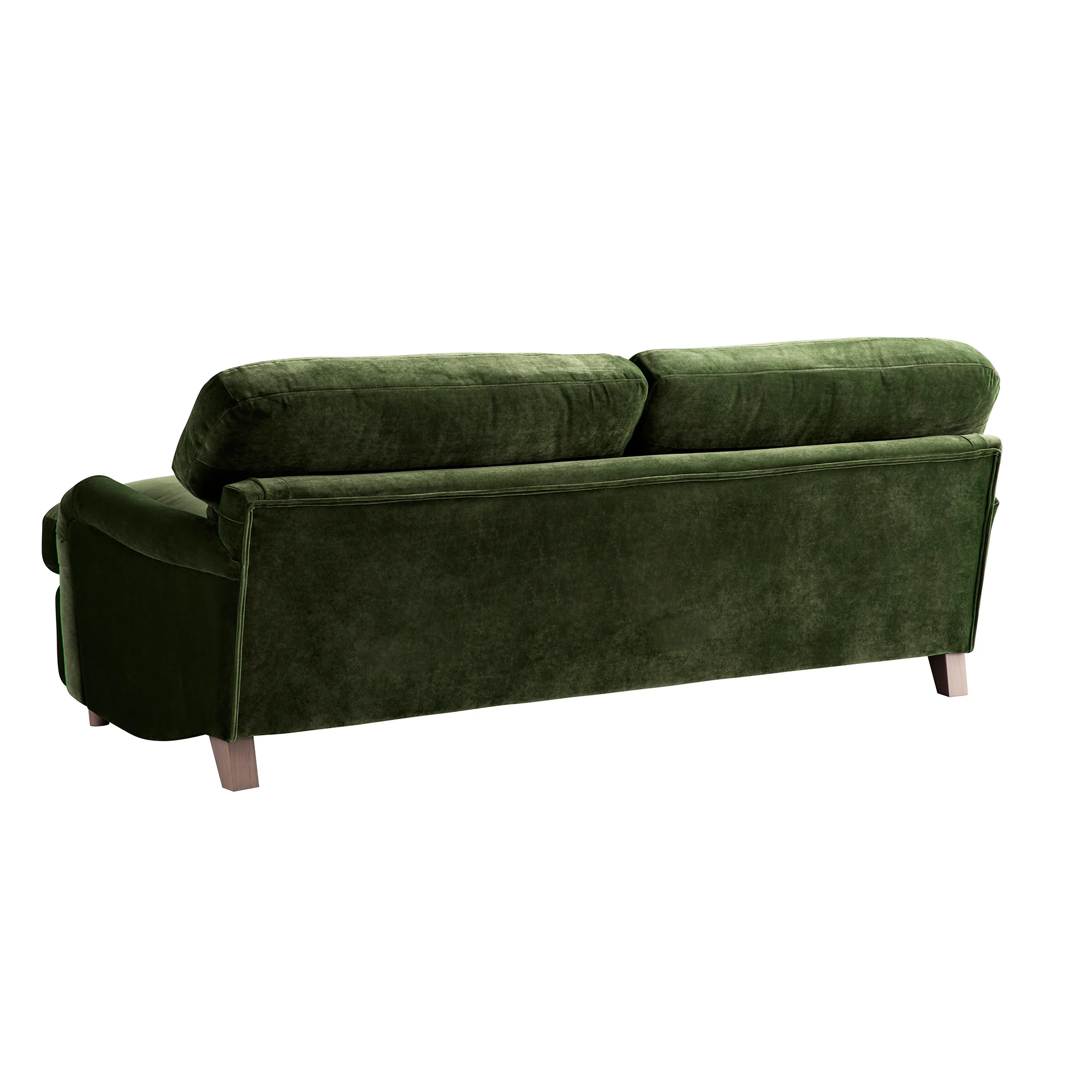 Daphnis Fern Green Velvet Sofa Bed, Large 3-Seater - Image 16