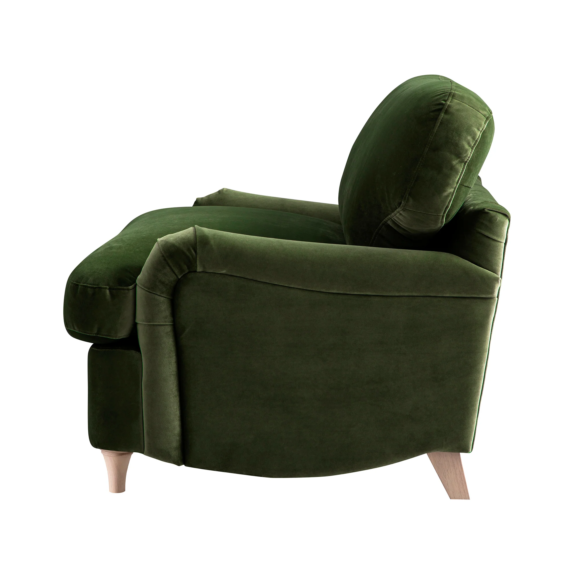 Daphnis Fern Green Velvet Sofa Bed, Loveseat - Image 14