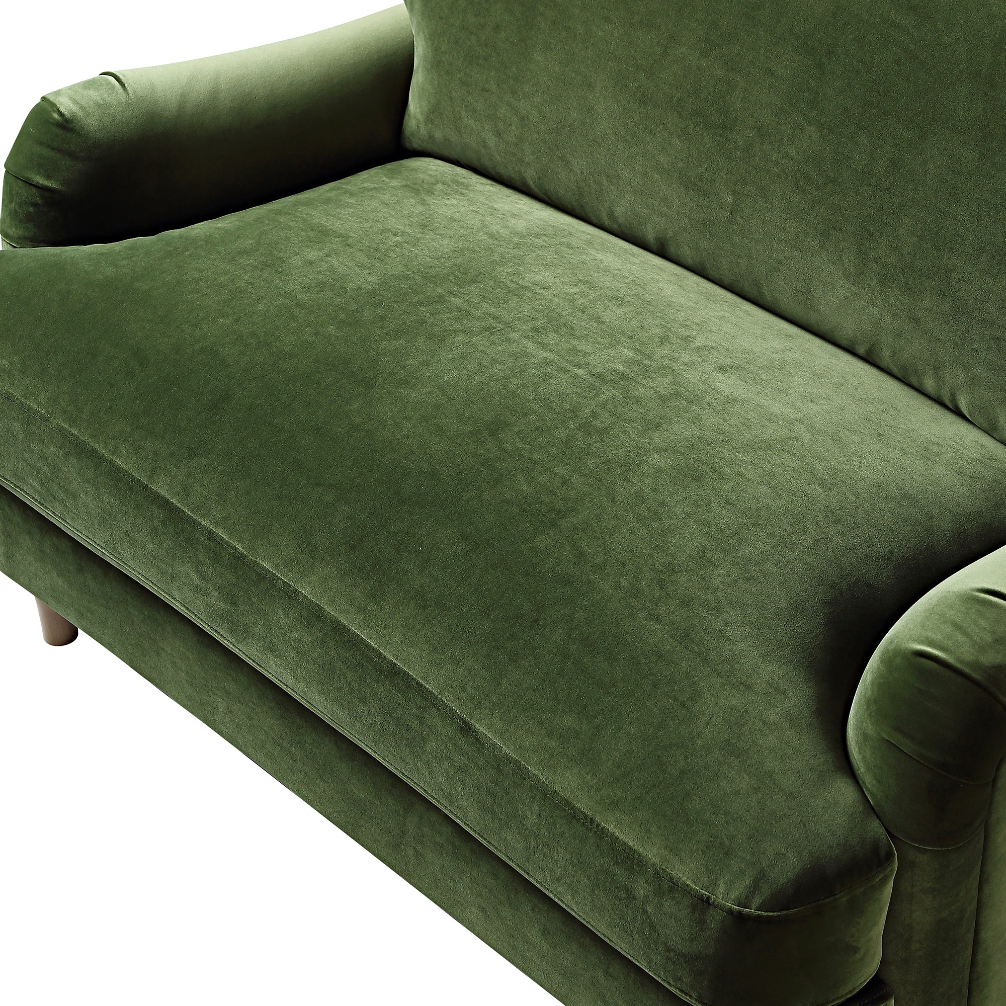 Daphnis Fern Green Velvet Sofa, Loveseat - Image 10