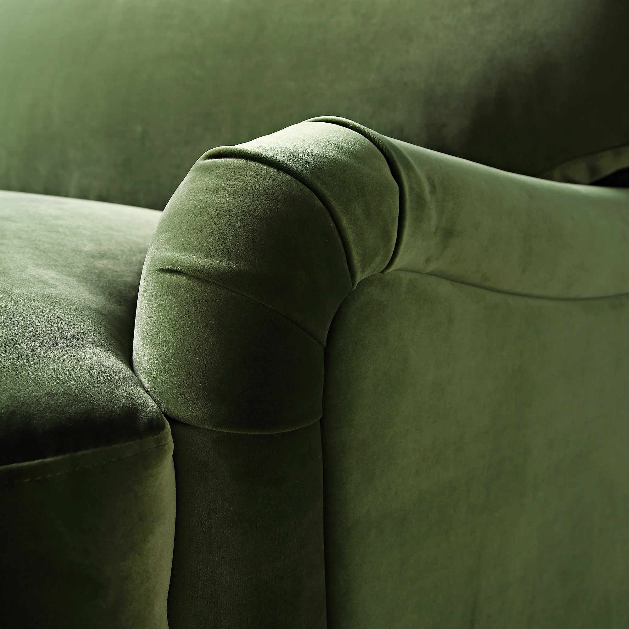 Daphnis Fern Green Velvet Sofa, Loveseat - Image 11