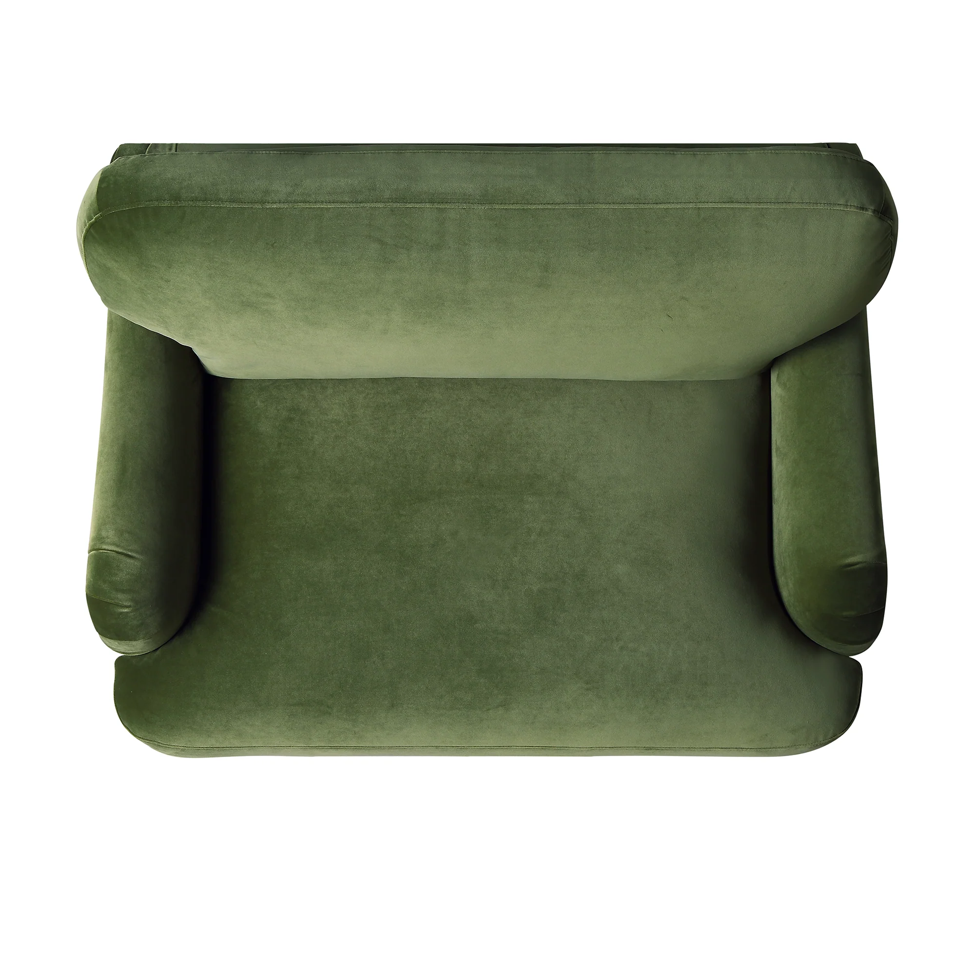 Daphnis Fern Green Velvet Sofa, Loveseat - Image 7