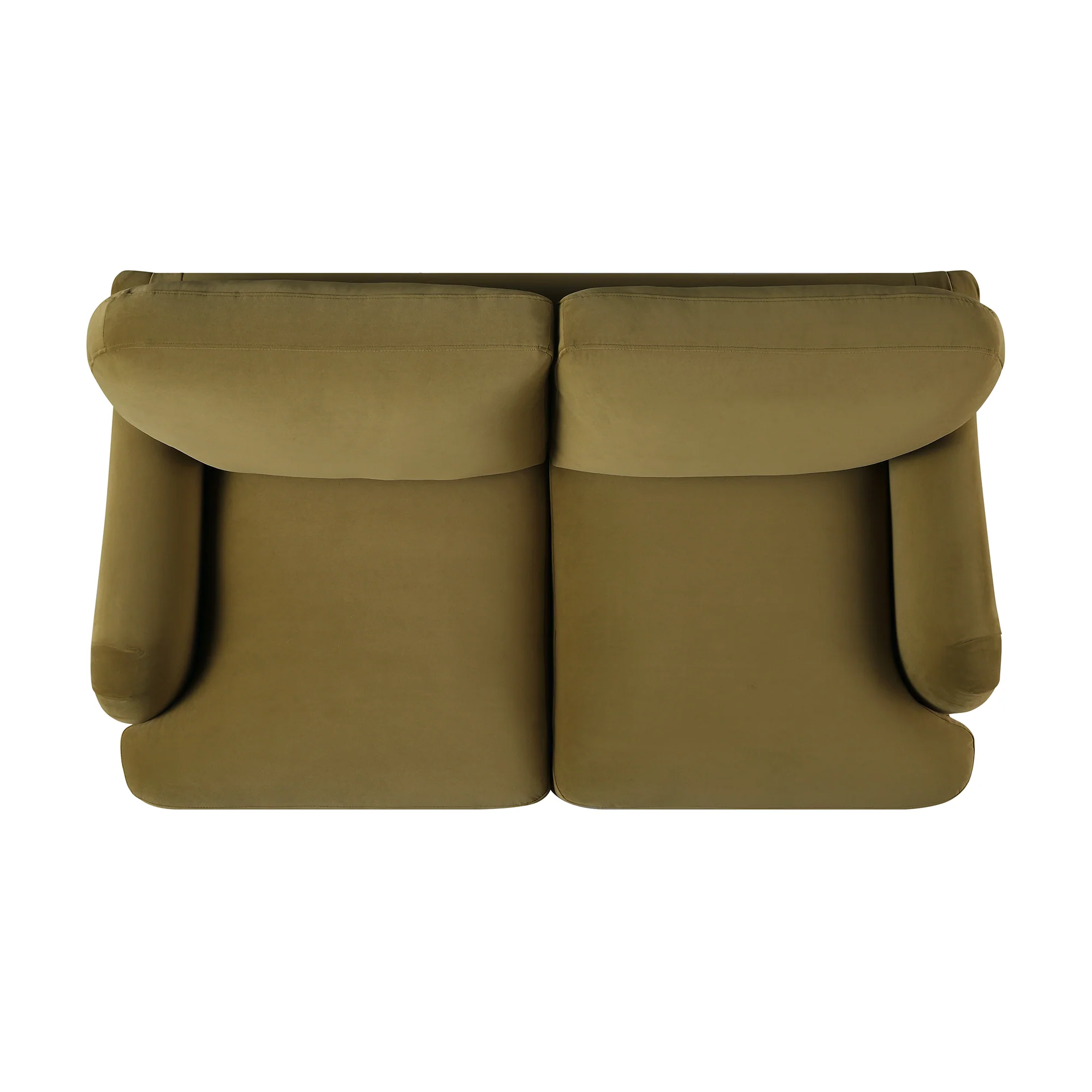 Daphnis Fudge Velvet Sofa, 2-Seater - Image 9