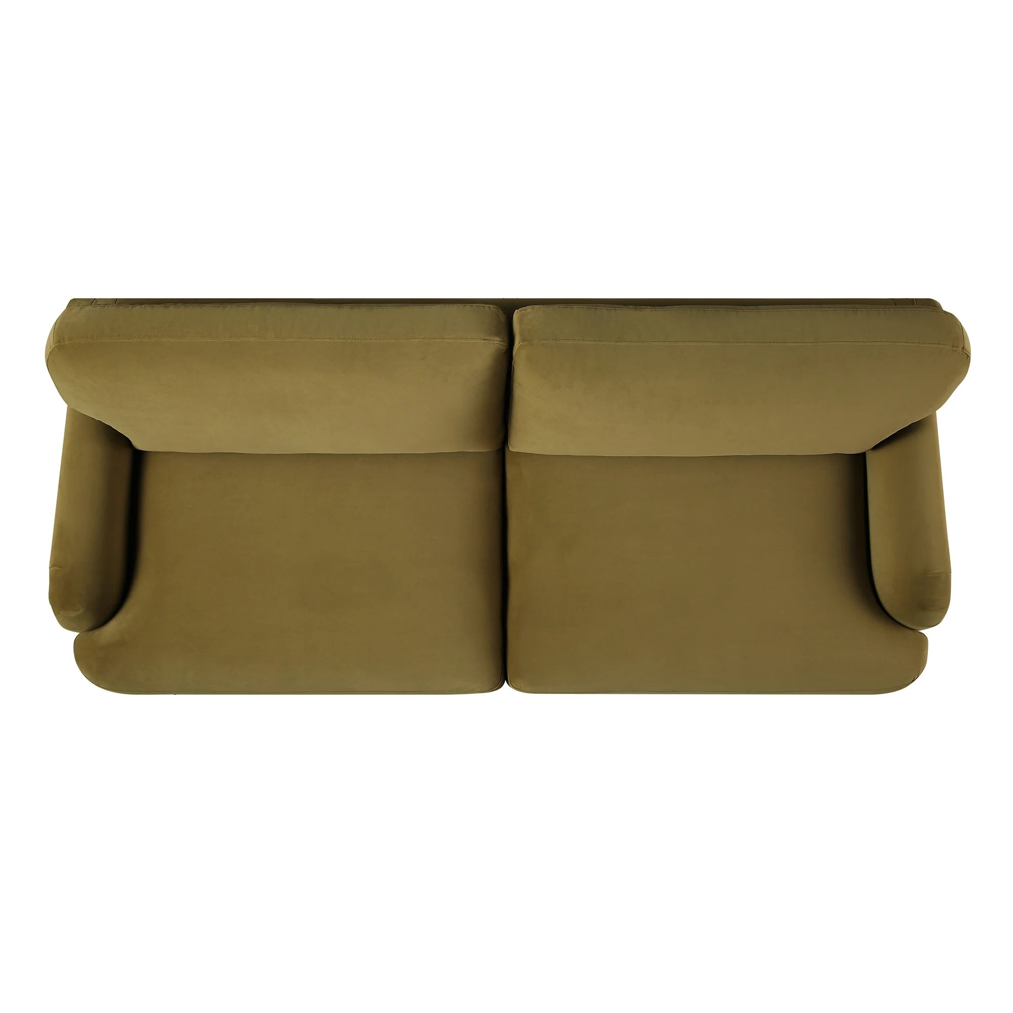 Daphnis Fudge Velvet Sofa, 3-Seater - Image 10