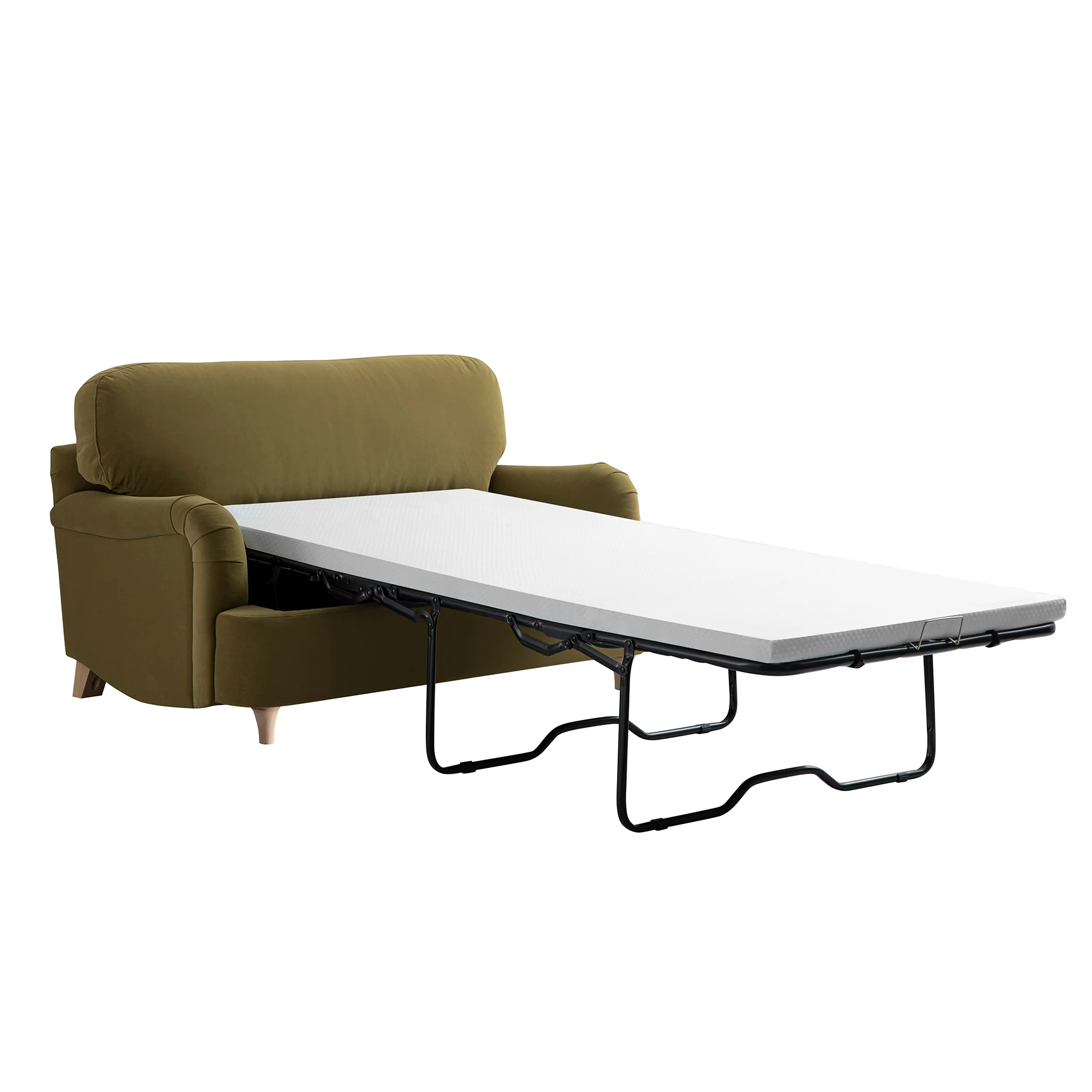 Daphnis Fudge Velvet Sofa Bed, Loveseat - Image 13