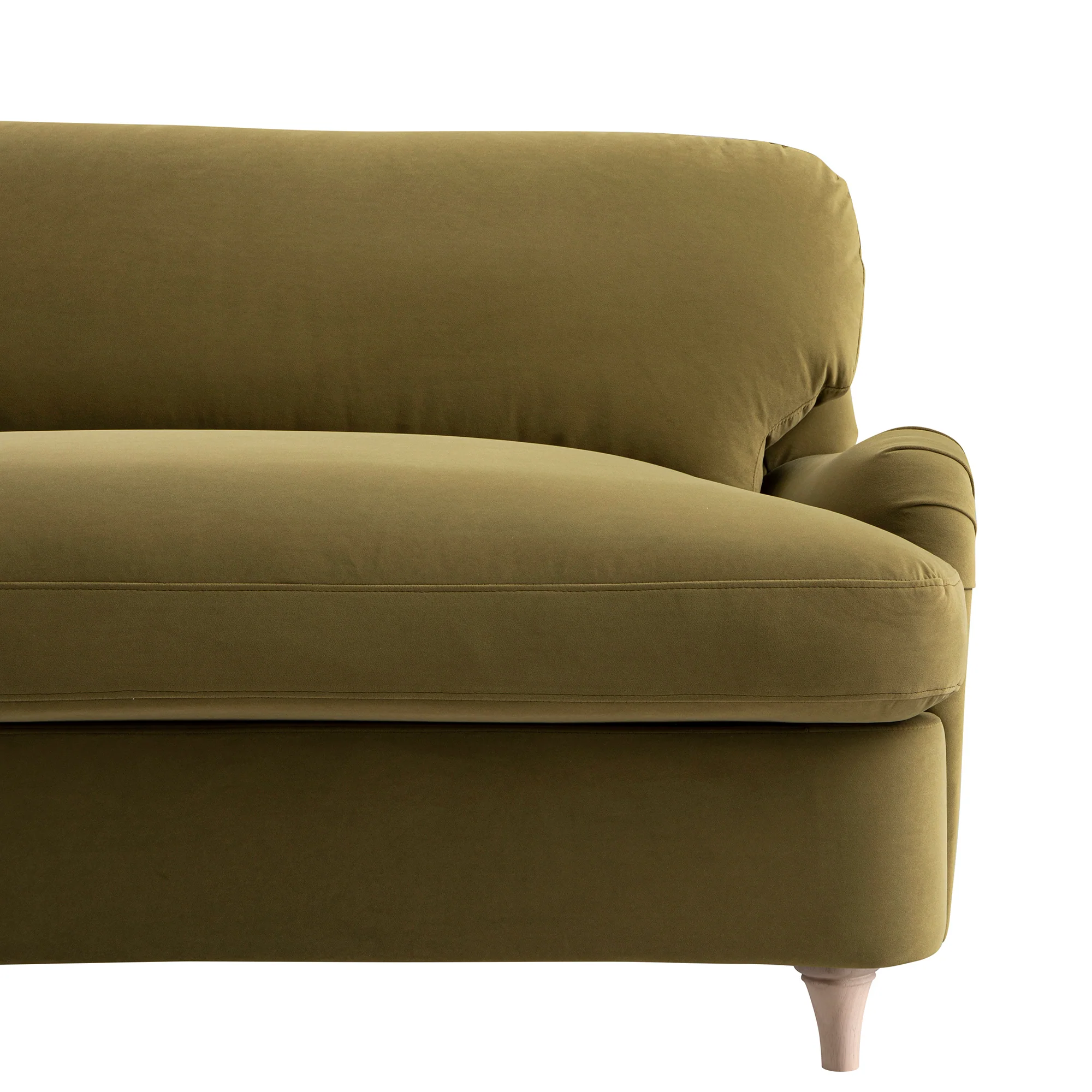 Daphnis Fudge Velvet Sofa Bed, Loveseat - Image 21