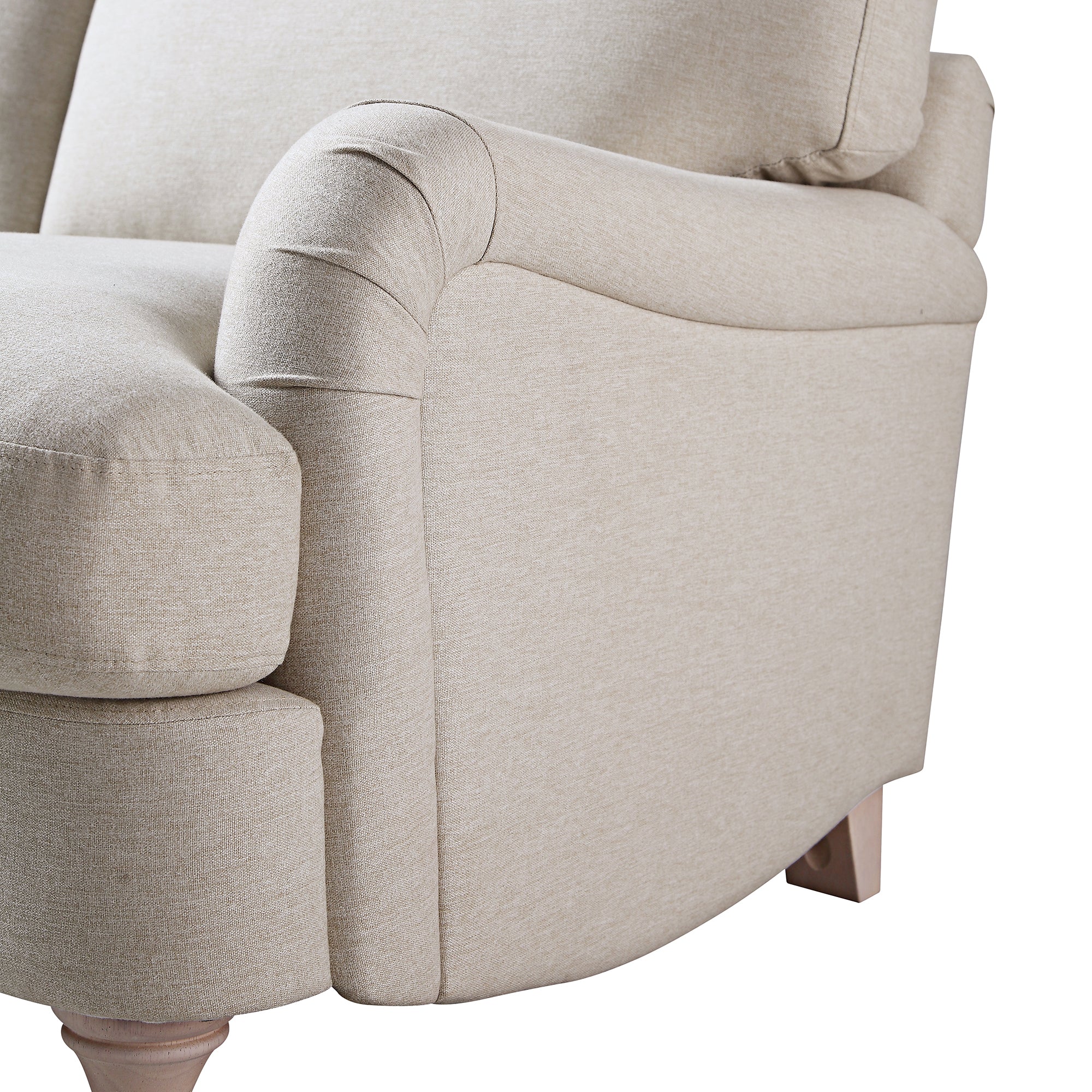Daphnis Oatmeal Fabric Sofa, 2-Seater - Image 10