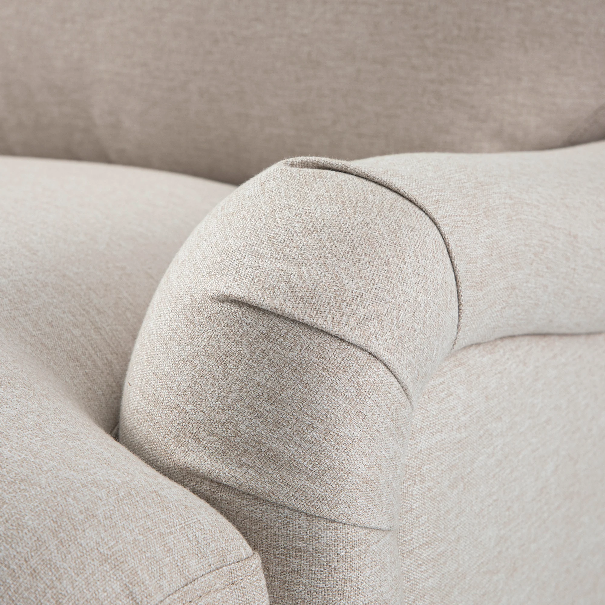 Daphnis Oatmeal Fabric Sofa Bed, Grande Chaise Left Hand Facing - Image 13