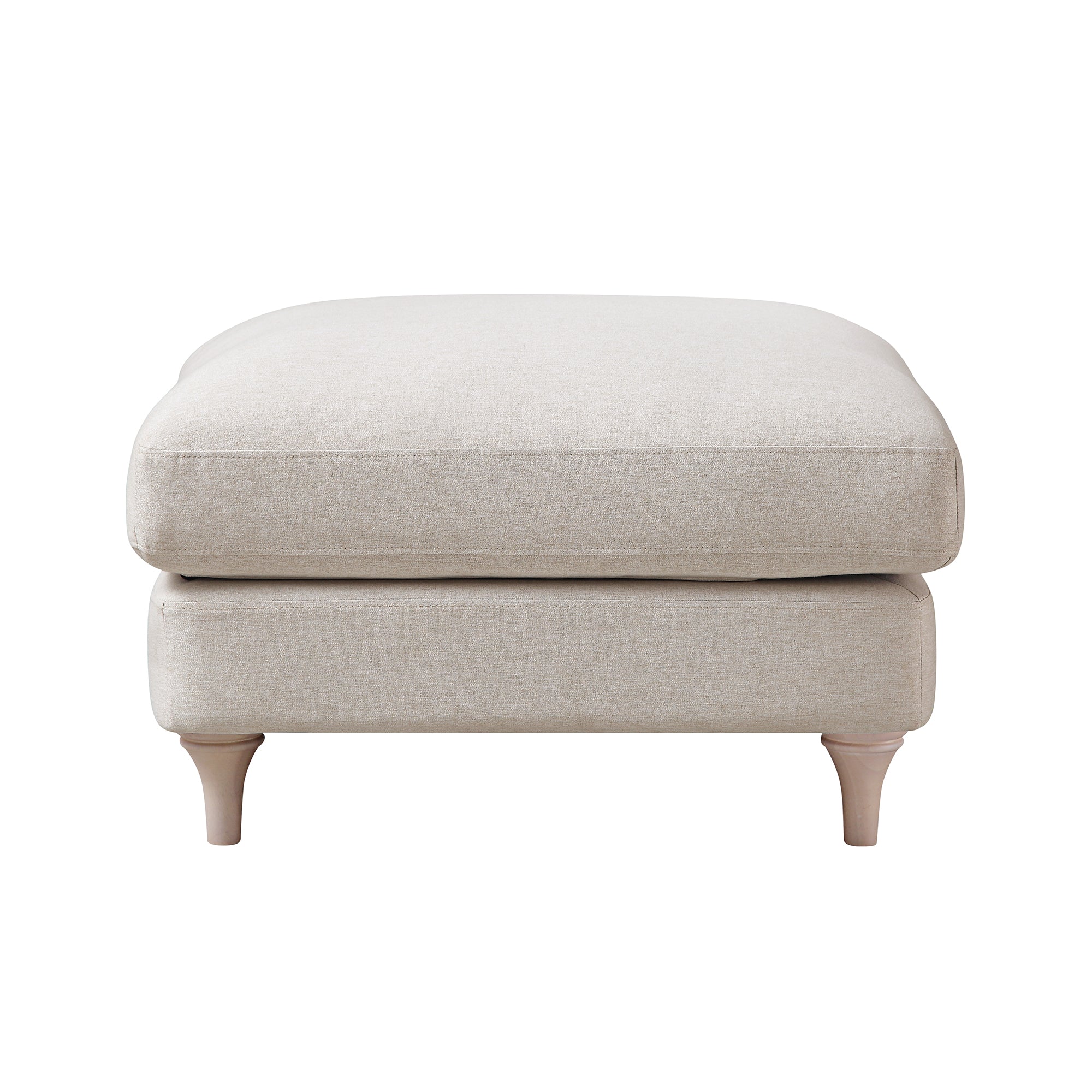 Daphnis Oatmeal Fabric Sofa, Footstool - Image 6