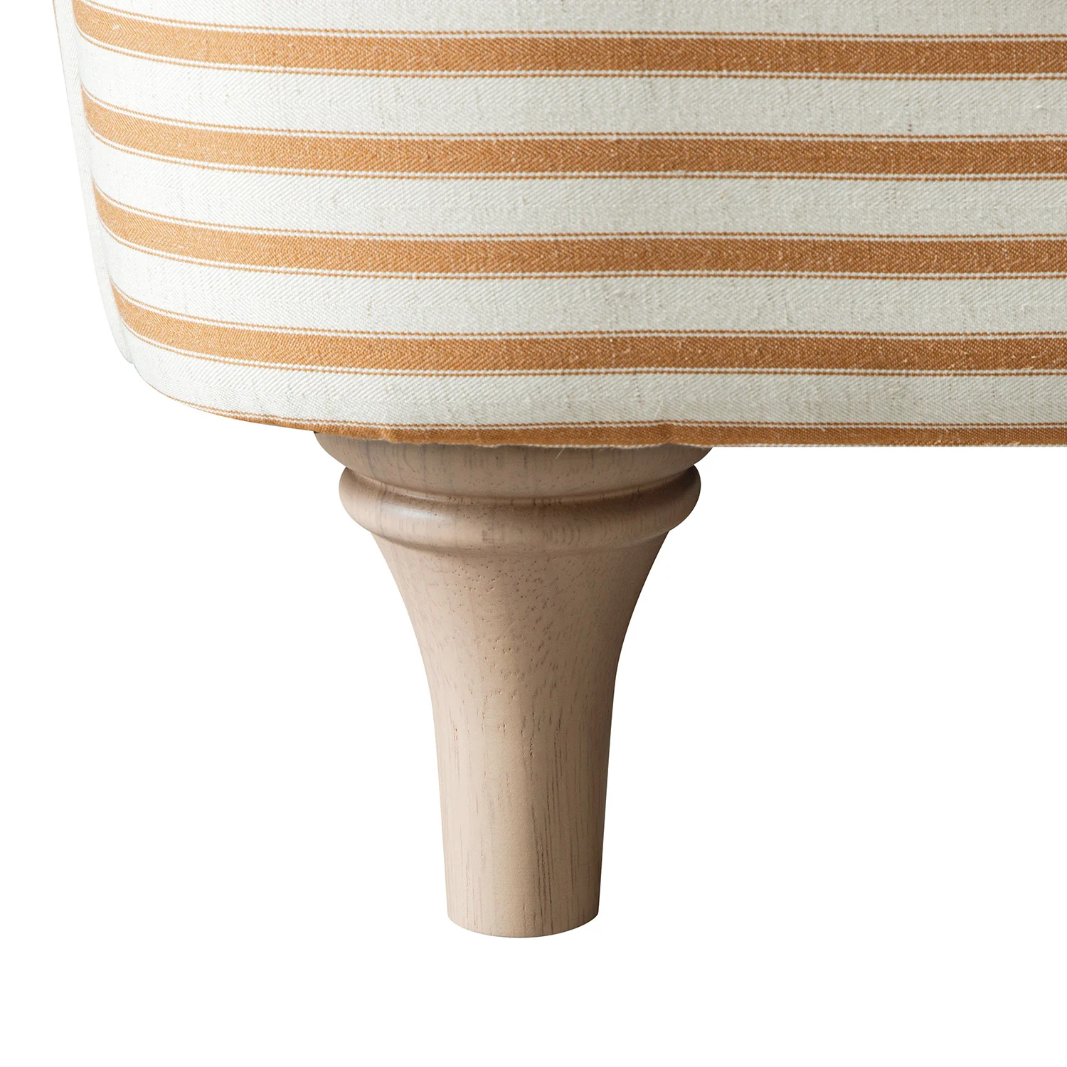 Daphnis Ochre Striped Linen Blend Sofa, Loveseat - Image 14