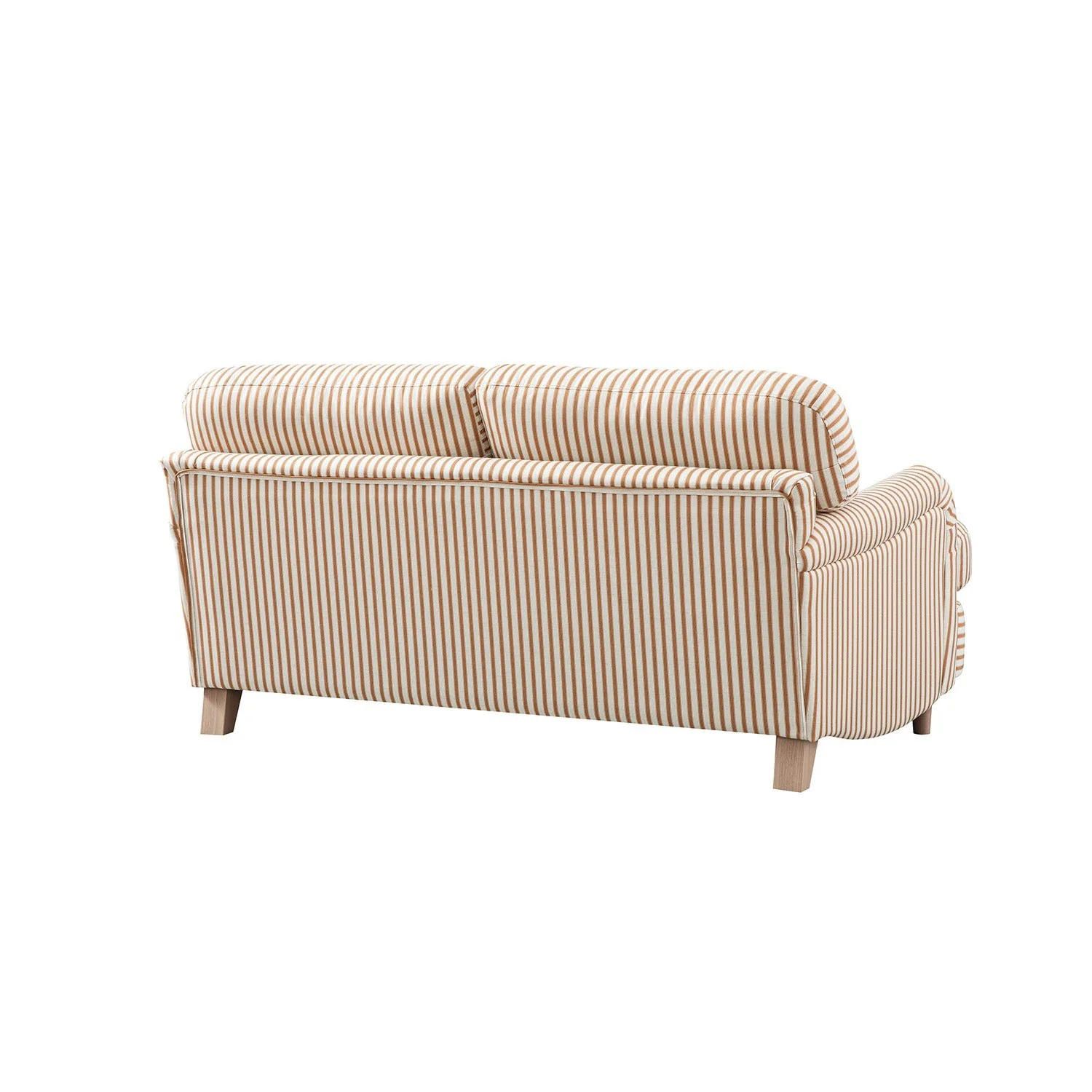 Daphnis Ochre Striped Linen Blend Sofa, 2-Seater - Image 11
