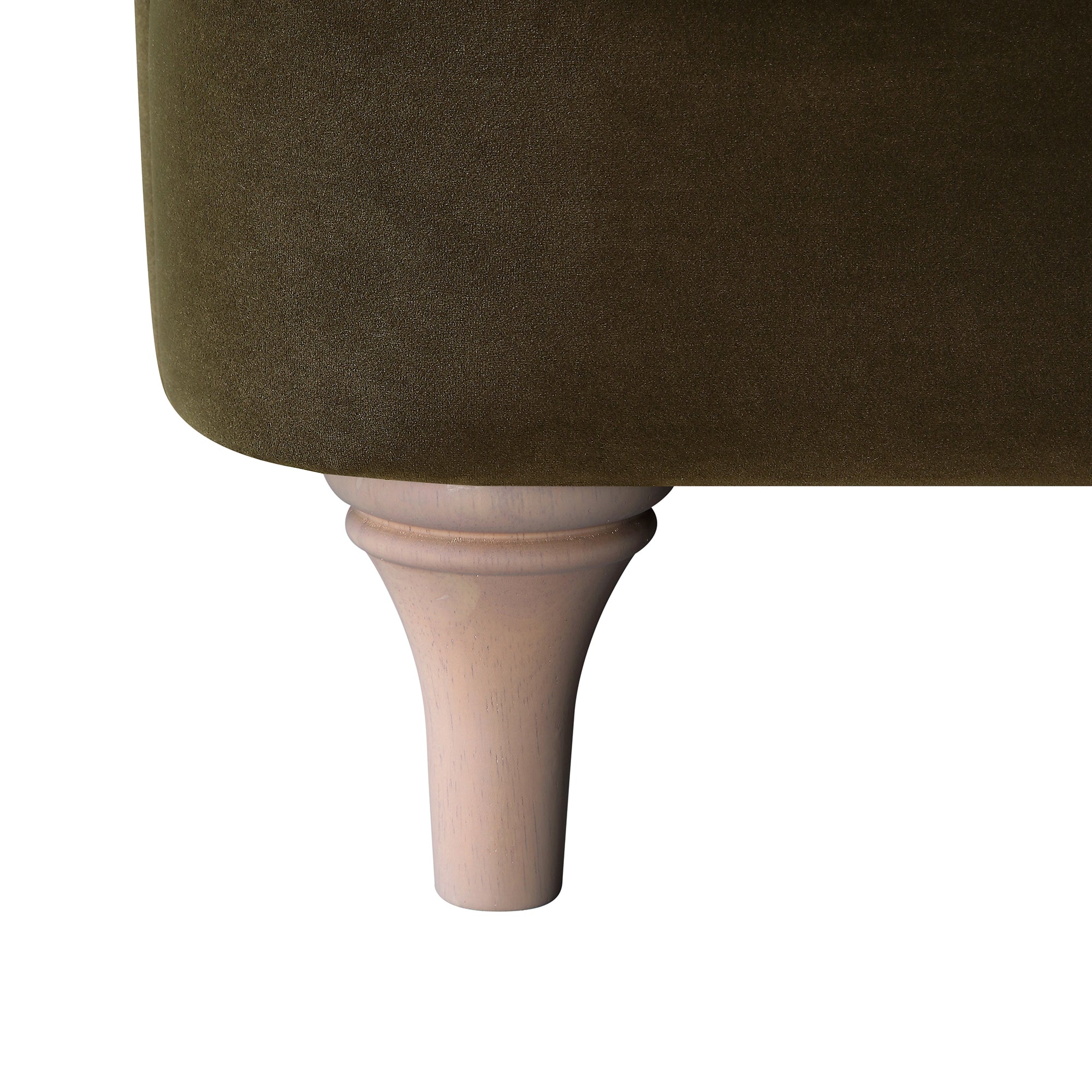 Daphnis Seaweed Velvet Sofa, 1-Seater - Image 13