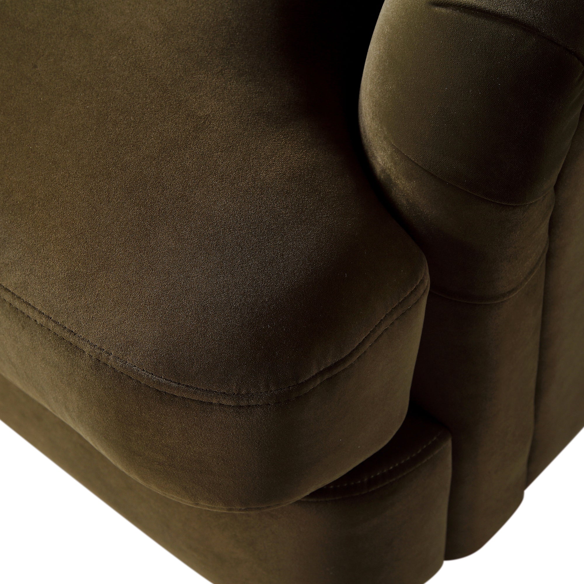 Daphnis Seaweed Velvet Sofa, 1-Seater - Image 14