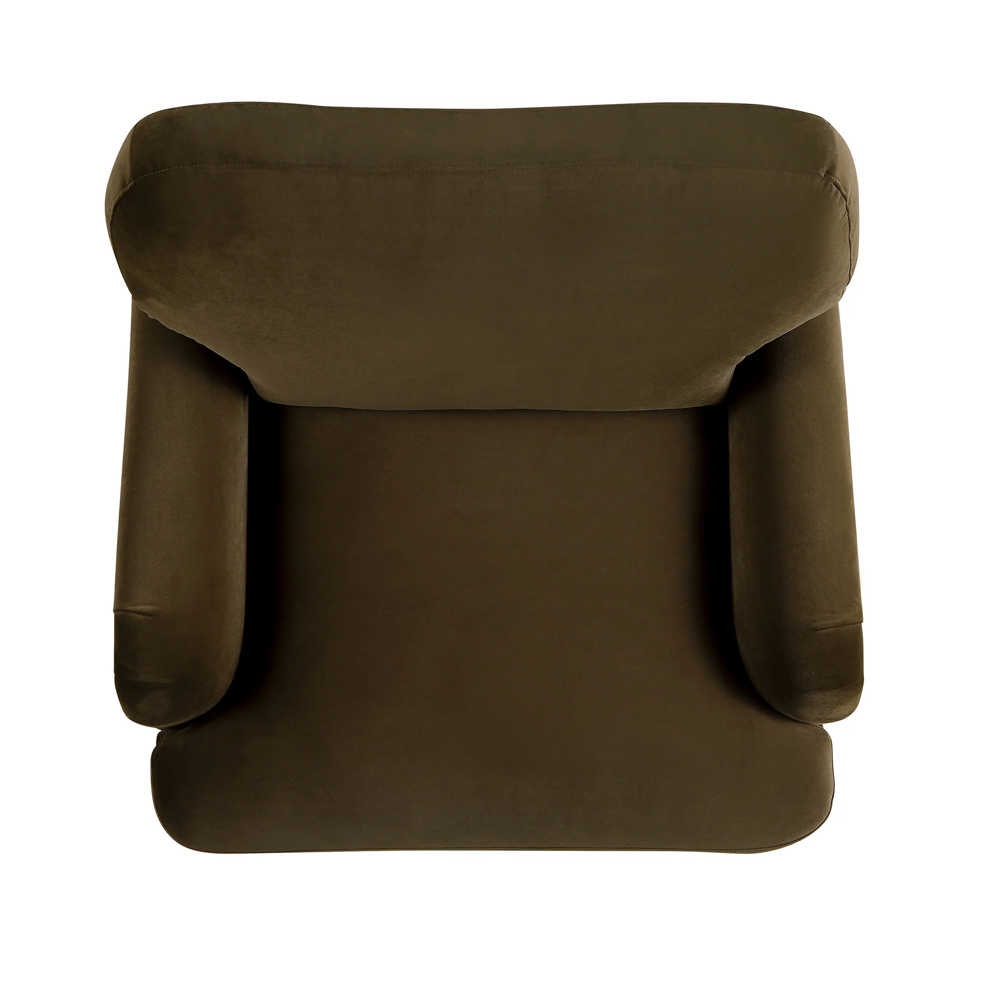 Daphnis Seaweed Velvet Sofa, 1-Seater - Image 8
